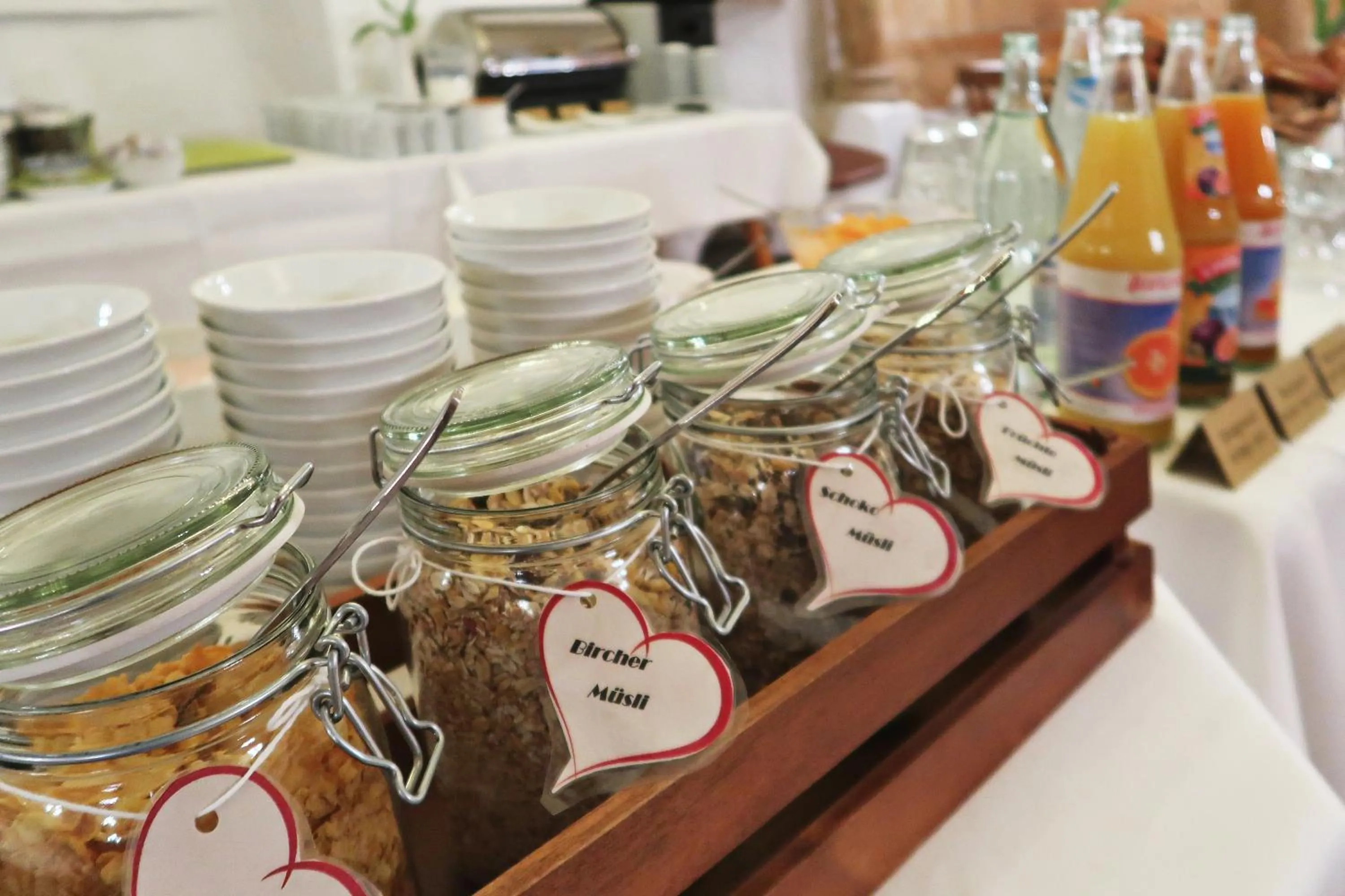 Buffet breakfast in Hotel Waldgasthof Buchenhain