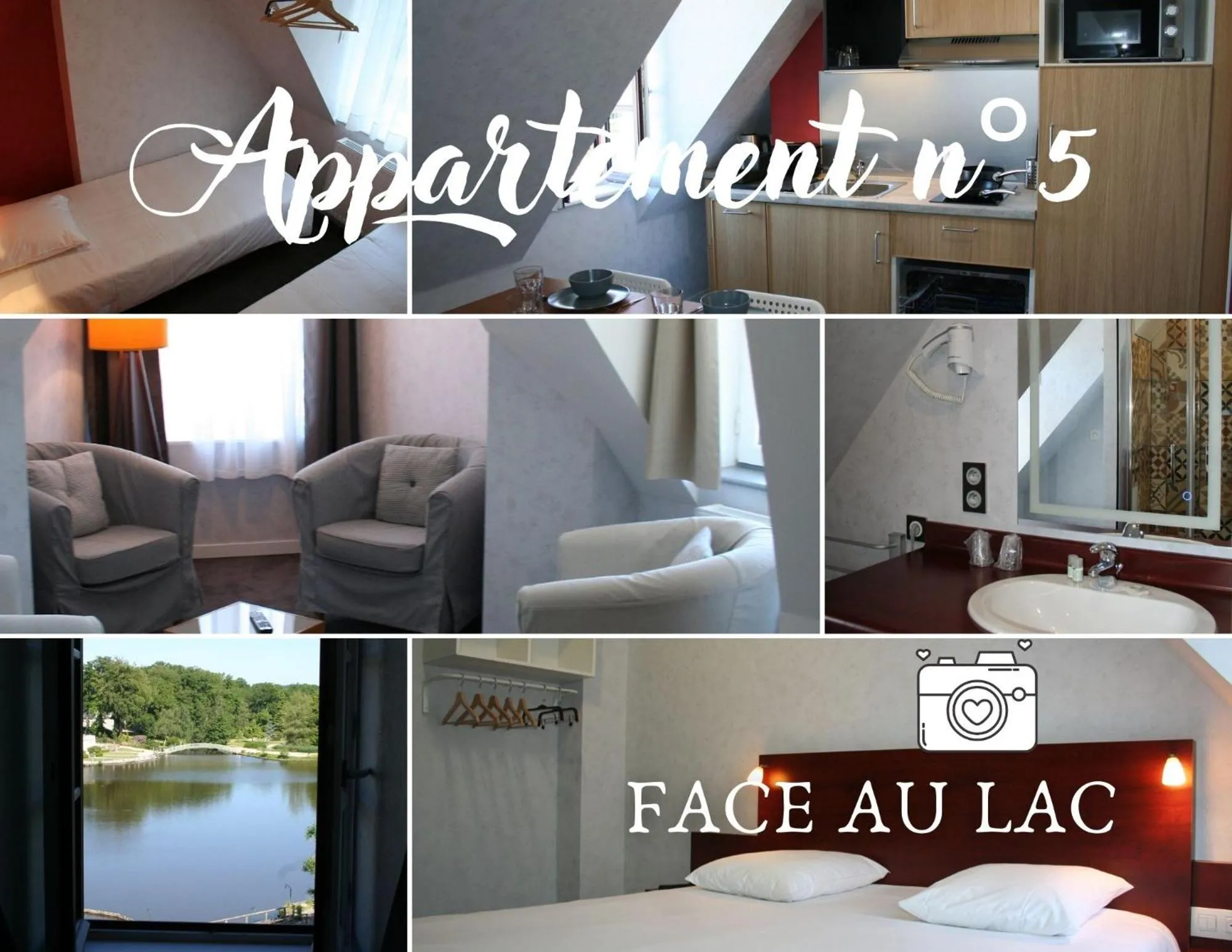 Two-Bedroom Apartment in La Potinière Du Lac Appartements