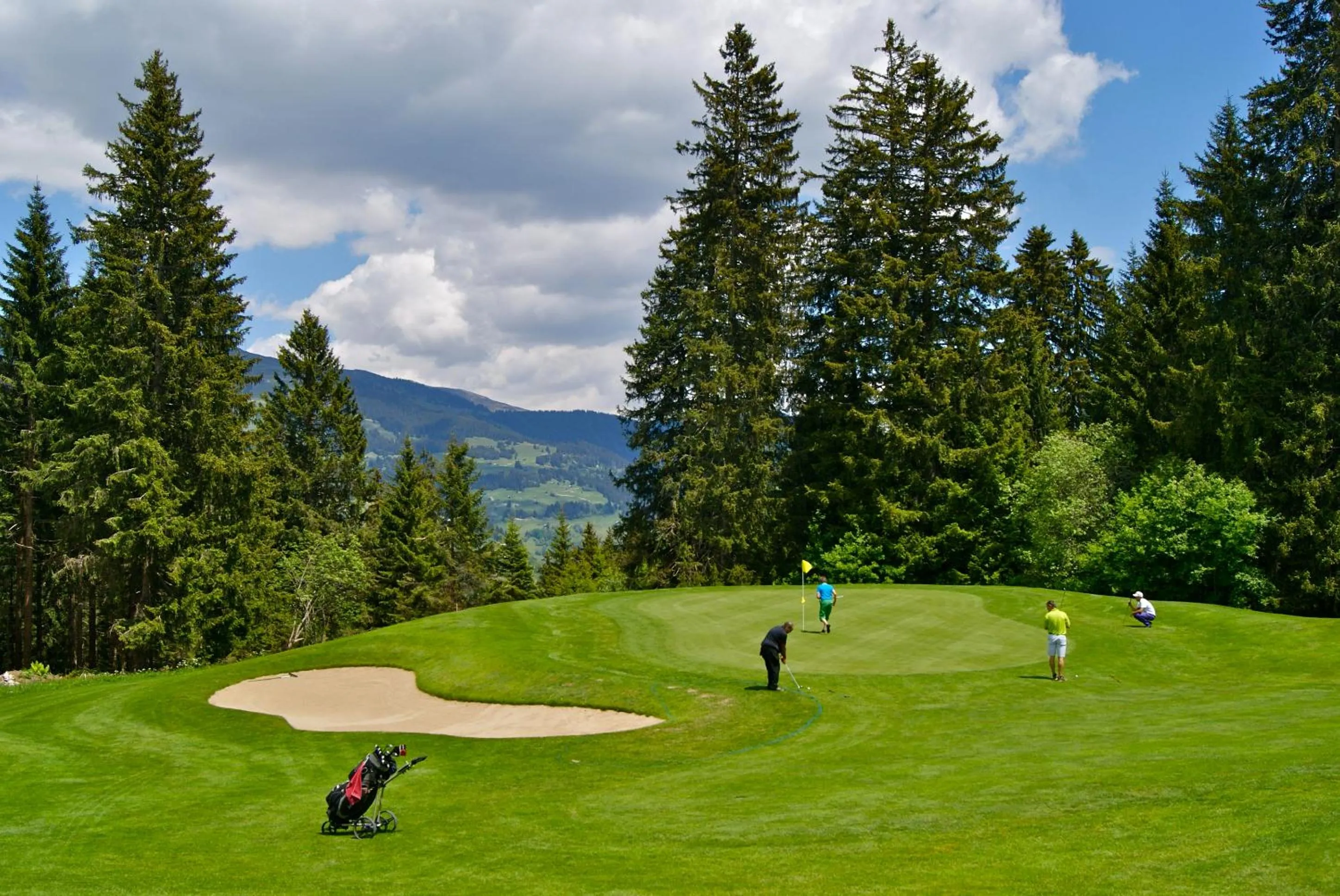 Golfcourse in Boutique-Hotel Vincenz