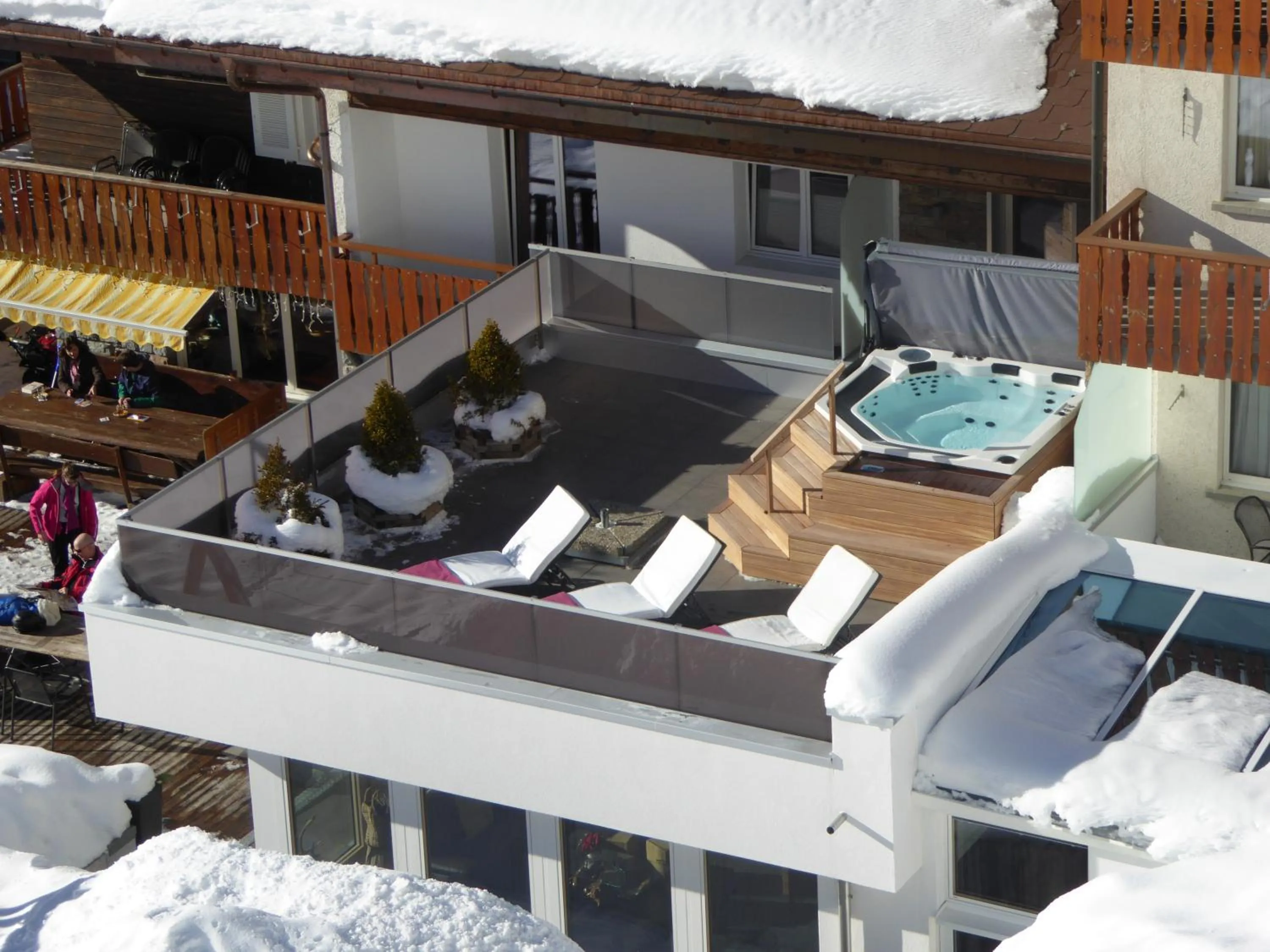 Hot Tub in Hotel TURNA Malbun