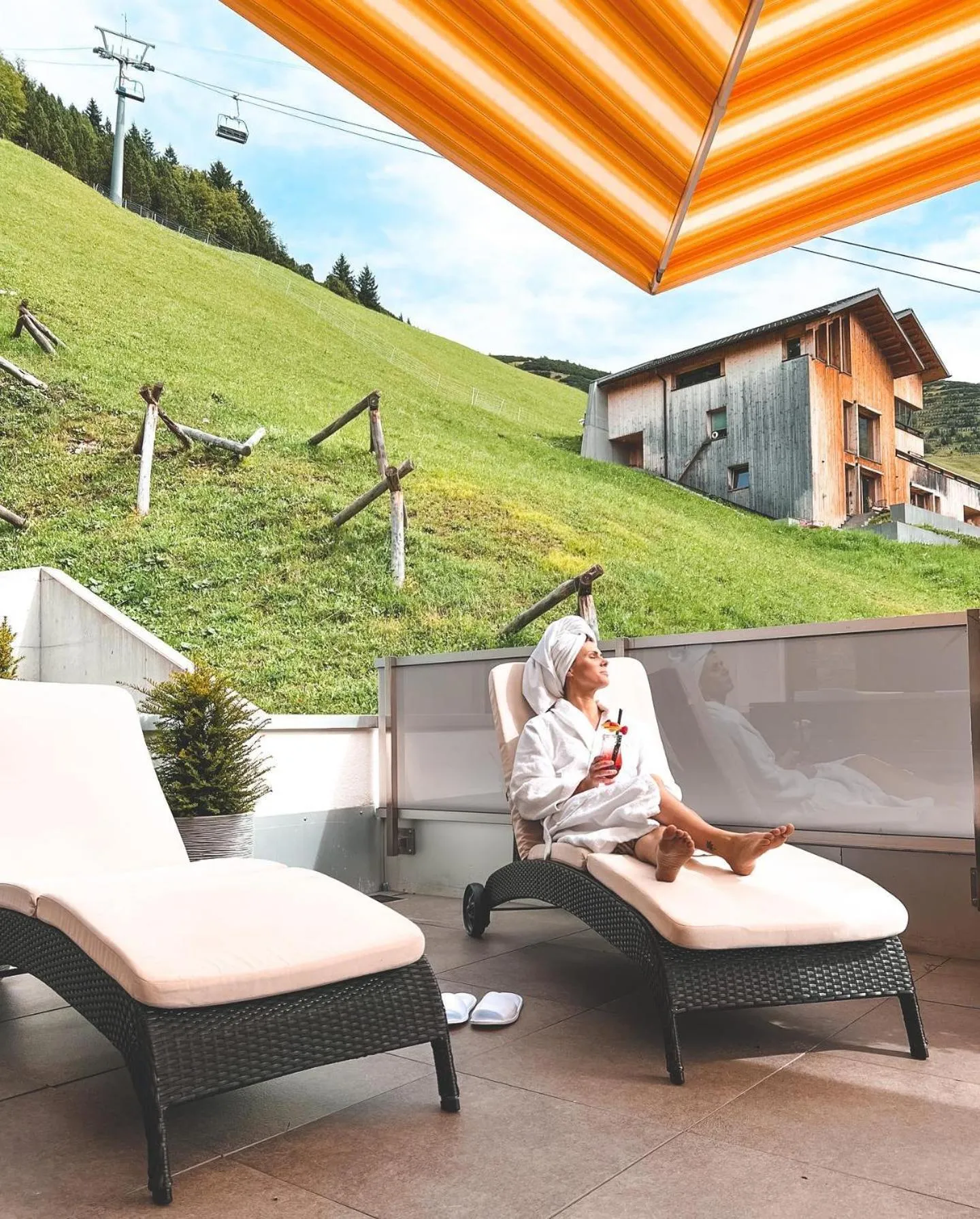 Hot Tub in Hotel TURNA Malbun