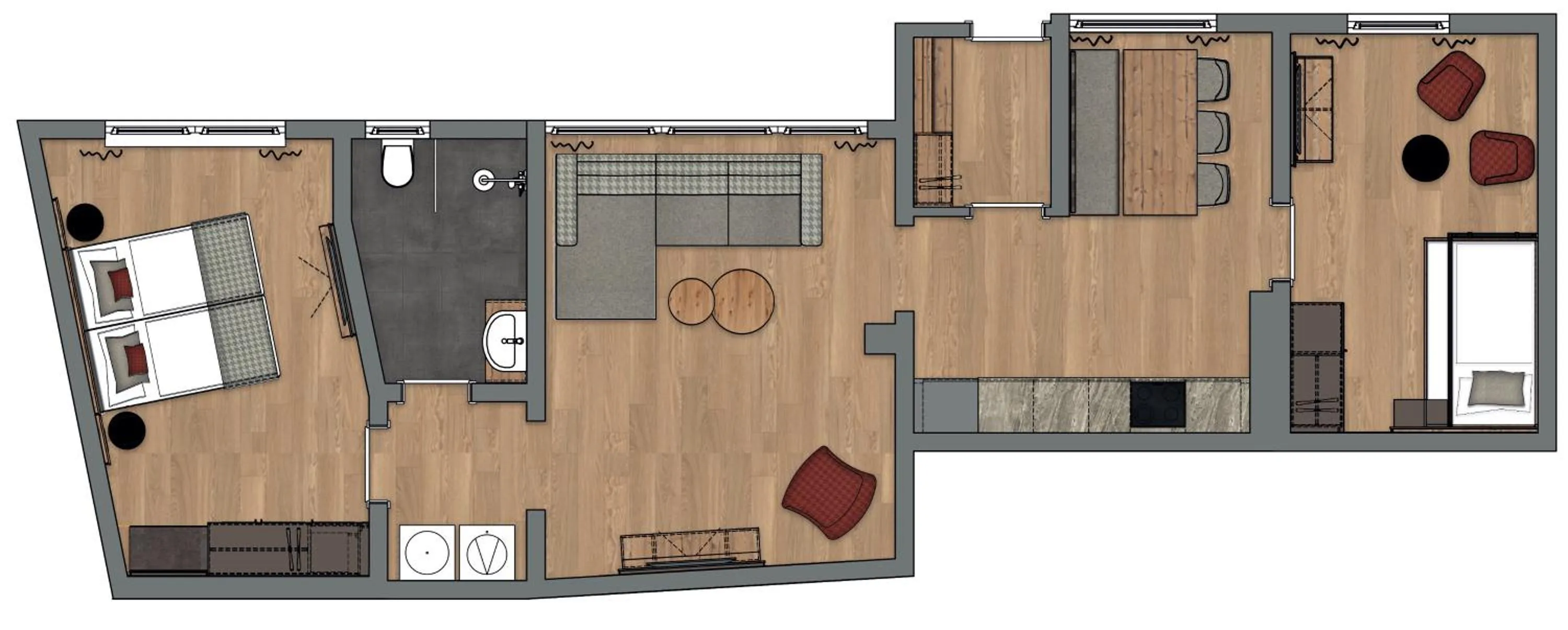 Floor plan in Hotel TURNA Malbun