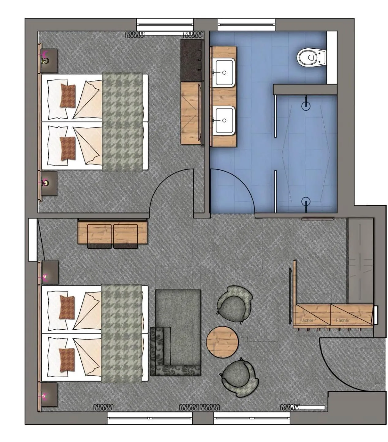 Photo of the whole room in Hotel TURNA Malbun