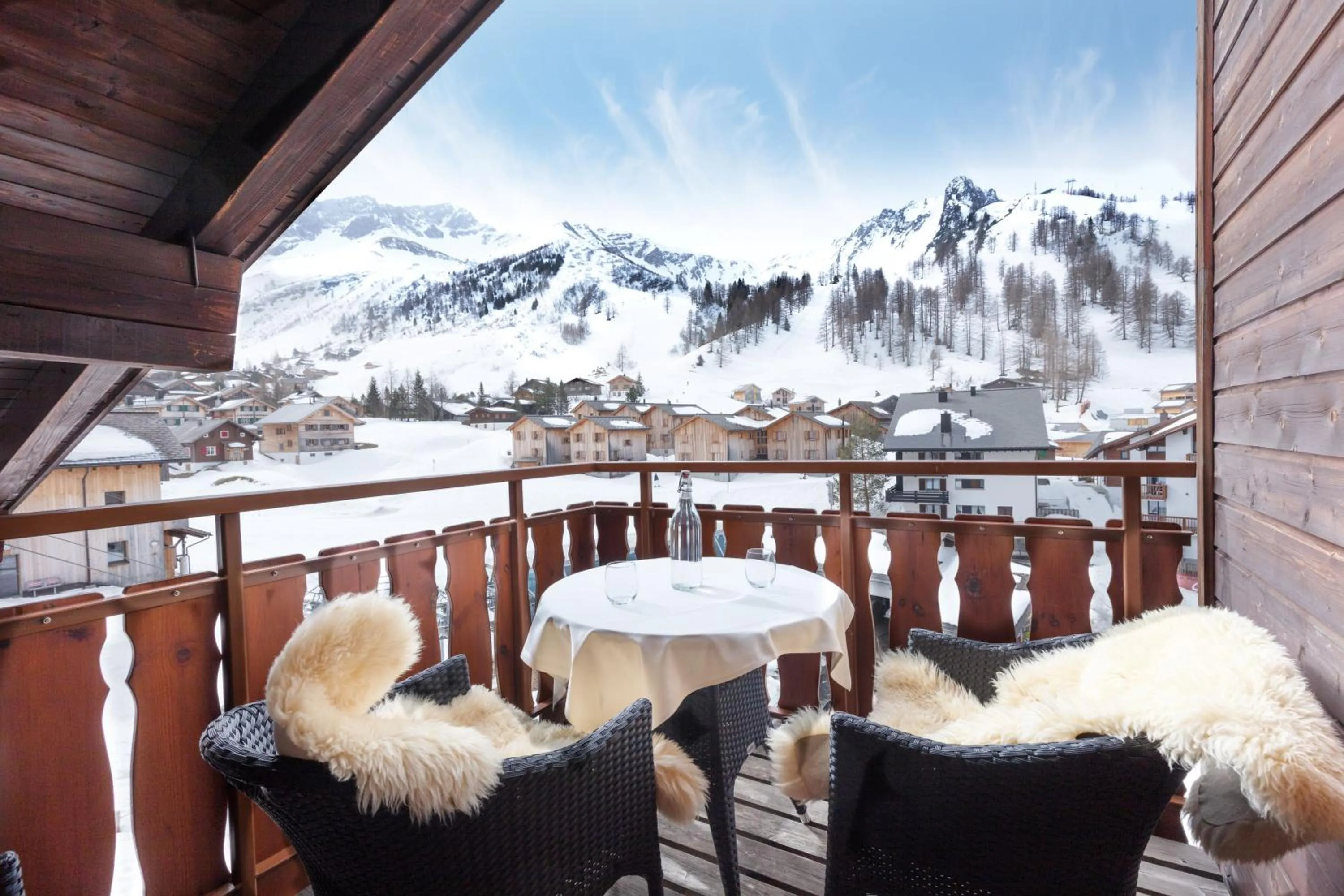 Balcony/Terrace in Hotel TURNA Malbun