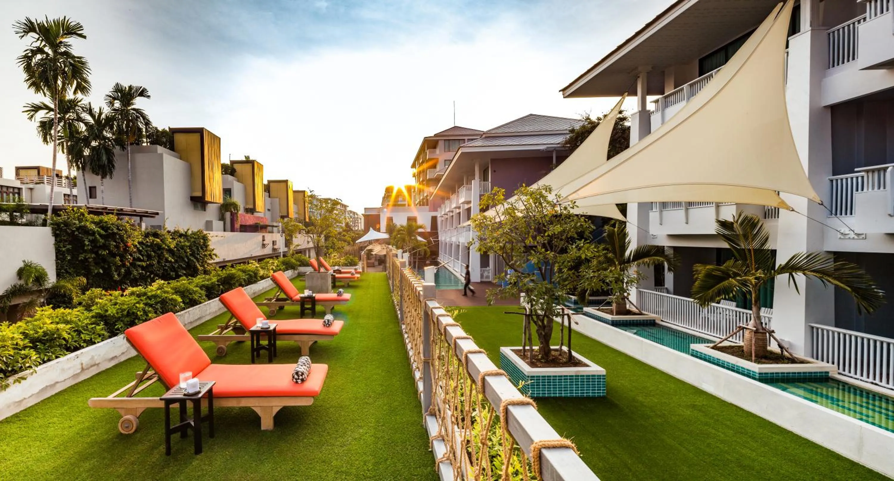 sunbed in Loligo Resort Hua Hin