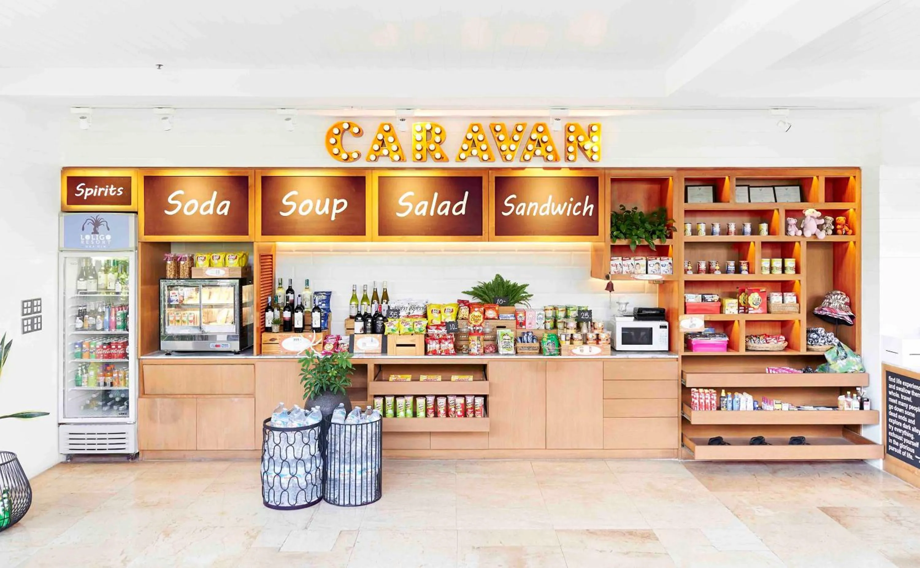 Food and drinks in Loligo Resort Hua Hin