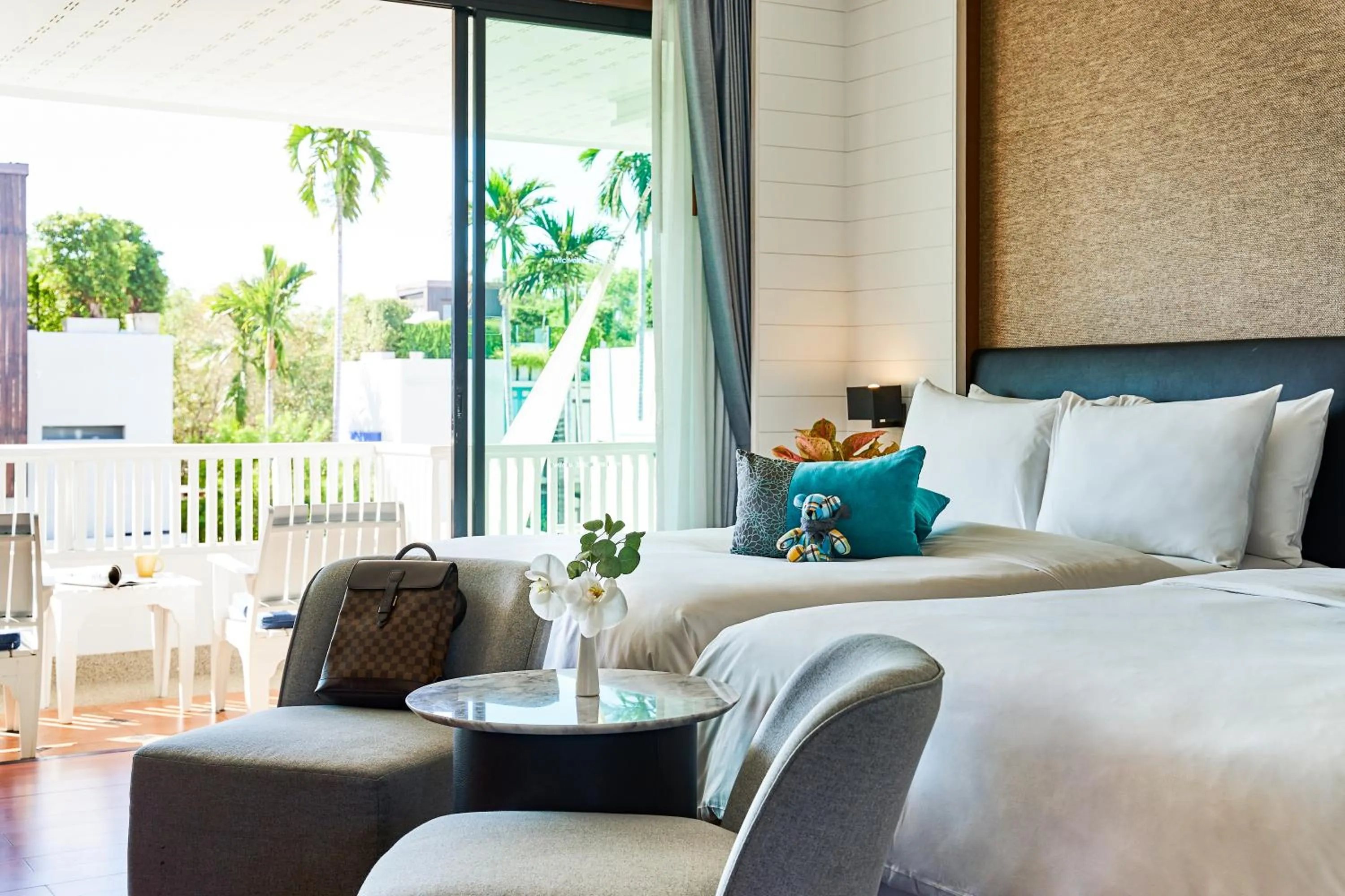 Bed in Loligo Resort Hua Hin