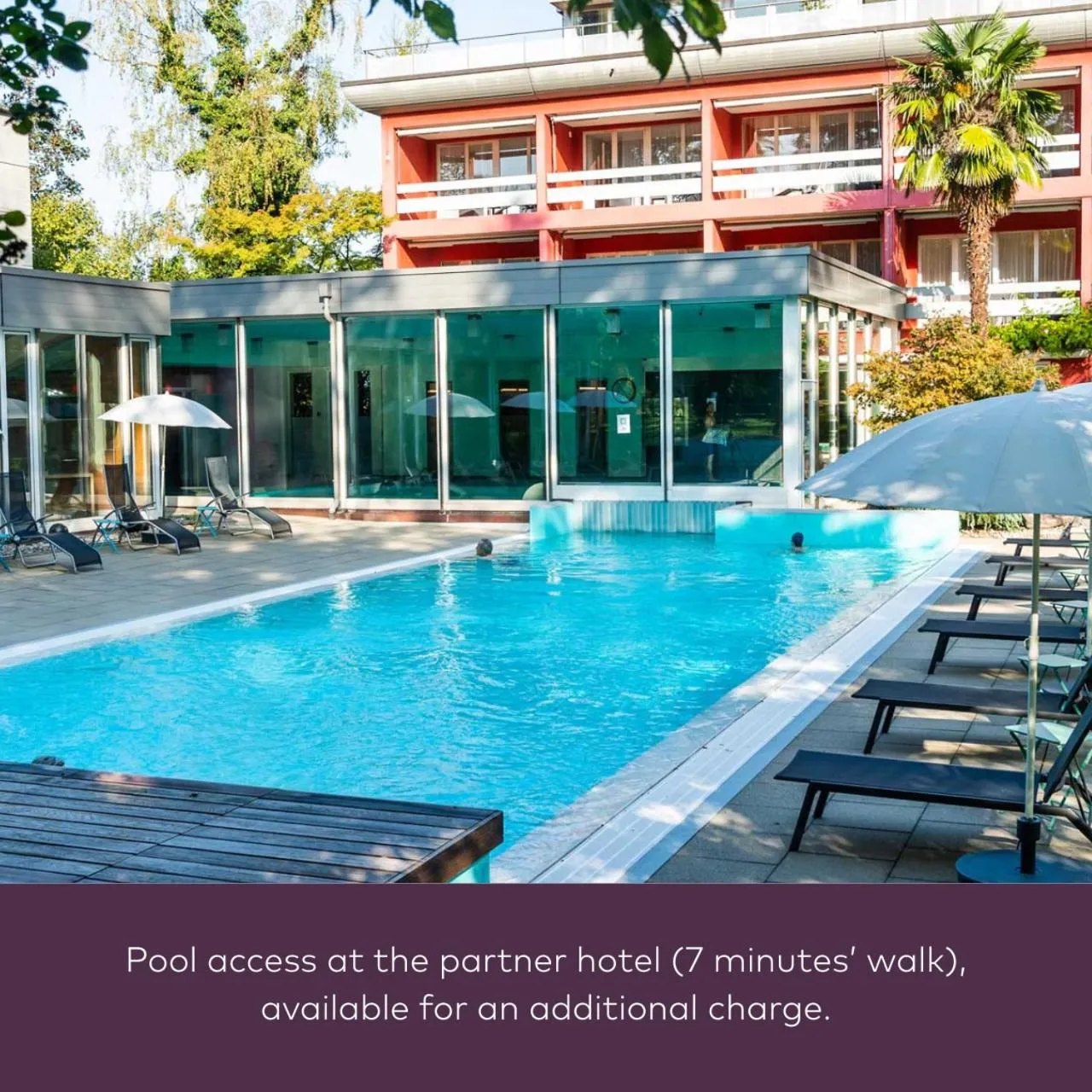 Swimming pool in Hotel Schützen Rheinfelden