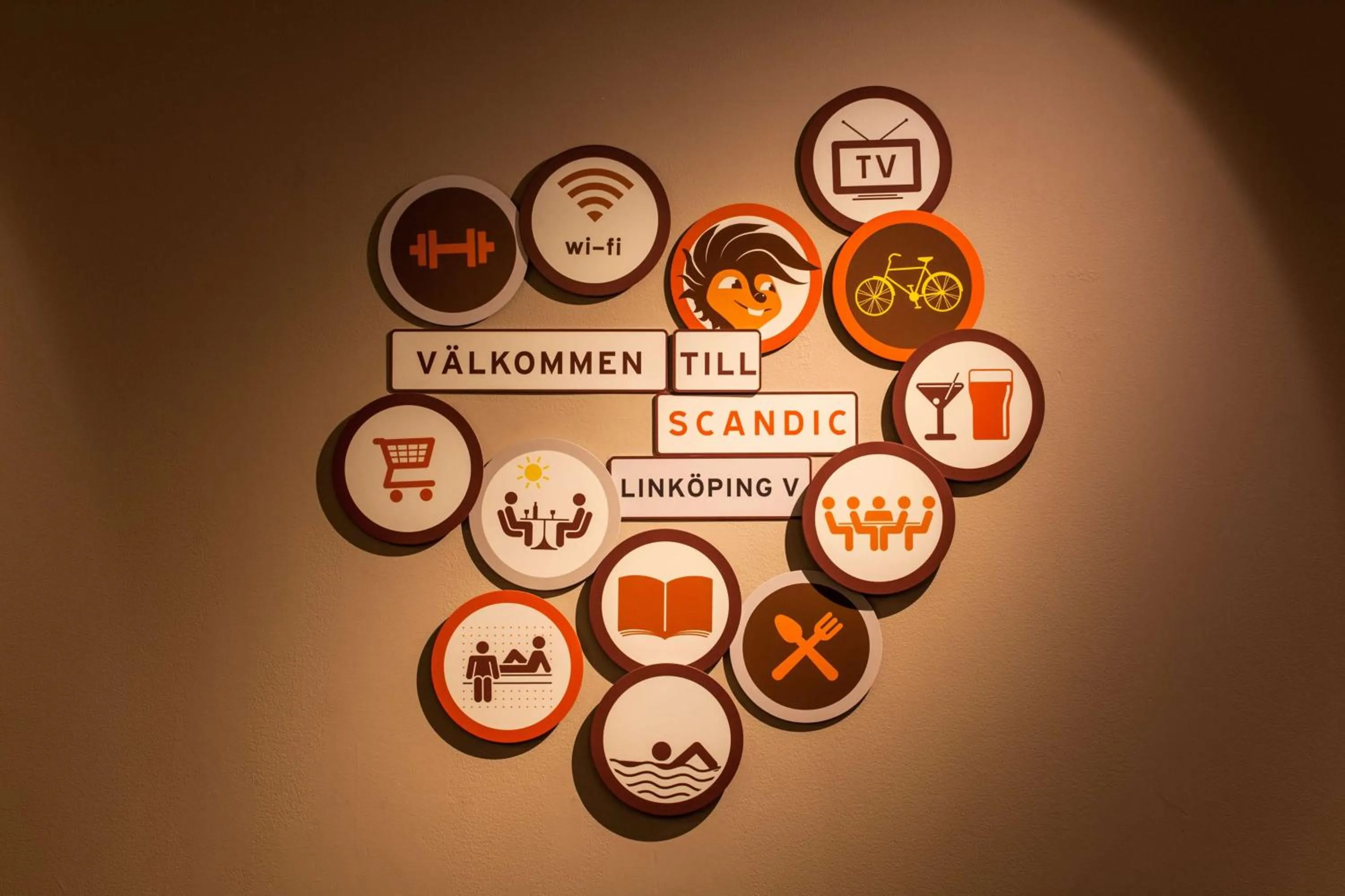 Lobby or reception in Scandic Linköping Väst