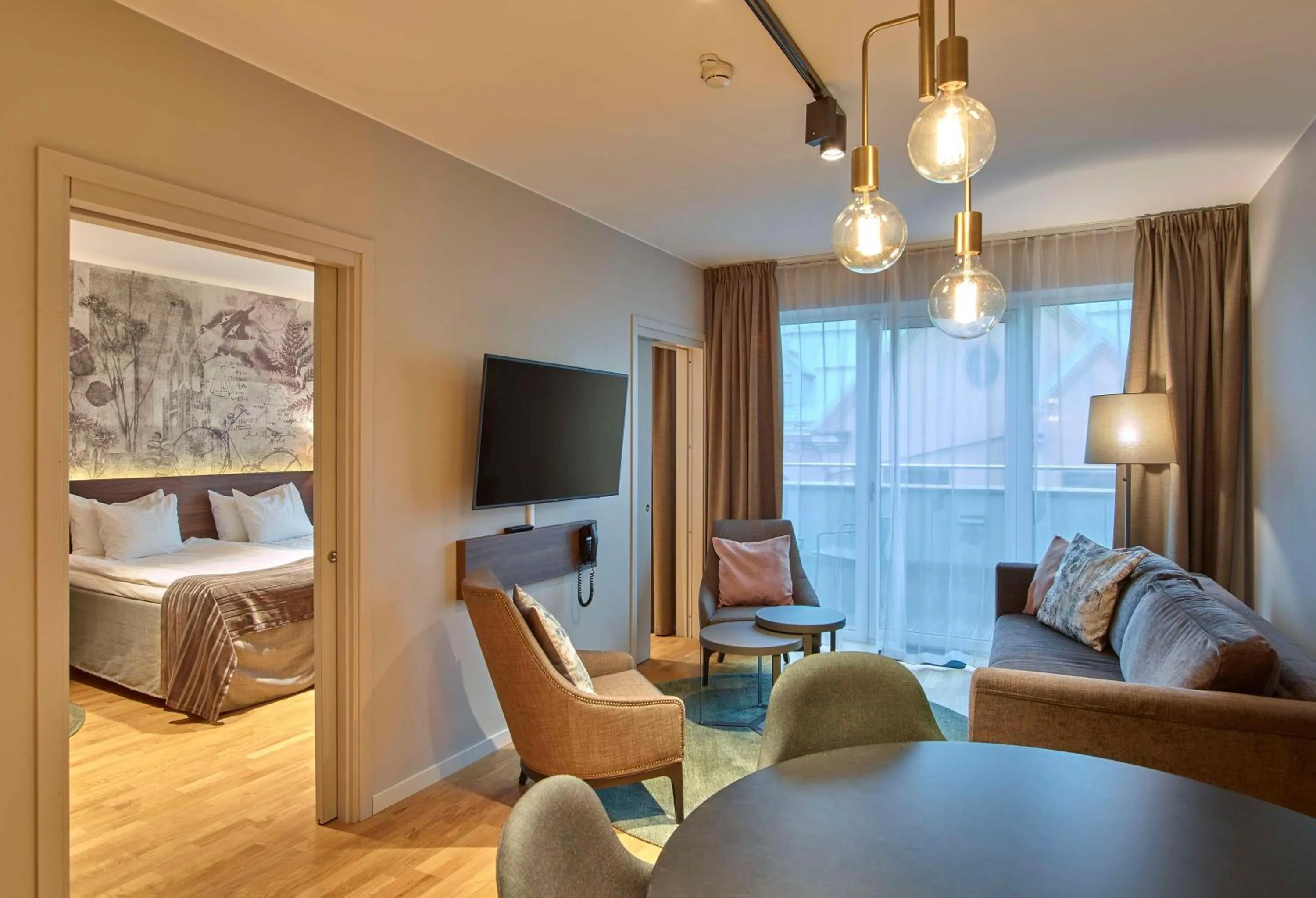 Bedroom in Scandic Frimurarehotellet