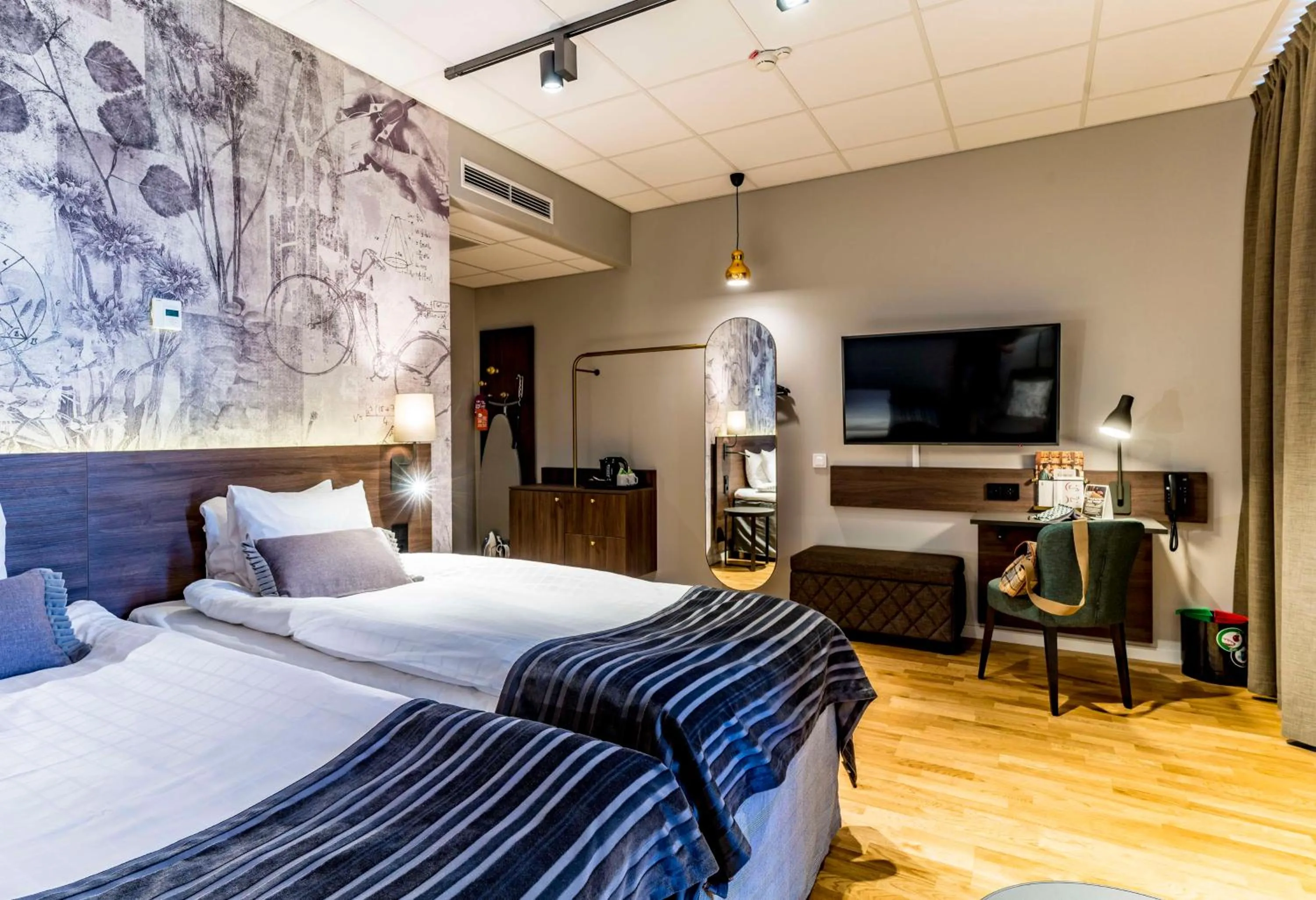 Bedroom, Bed in Scandic Frimurarehotellet