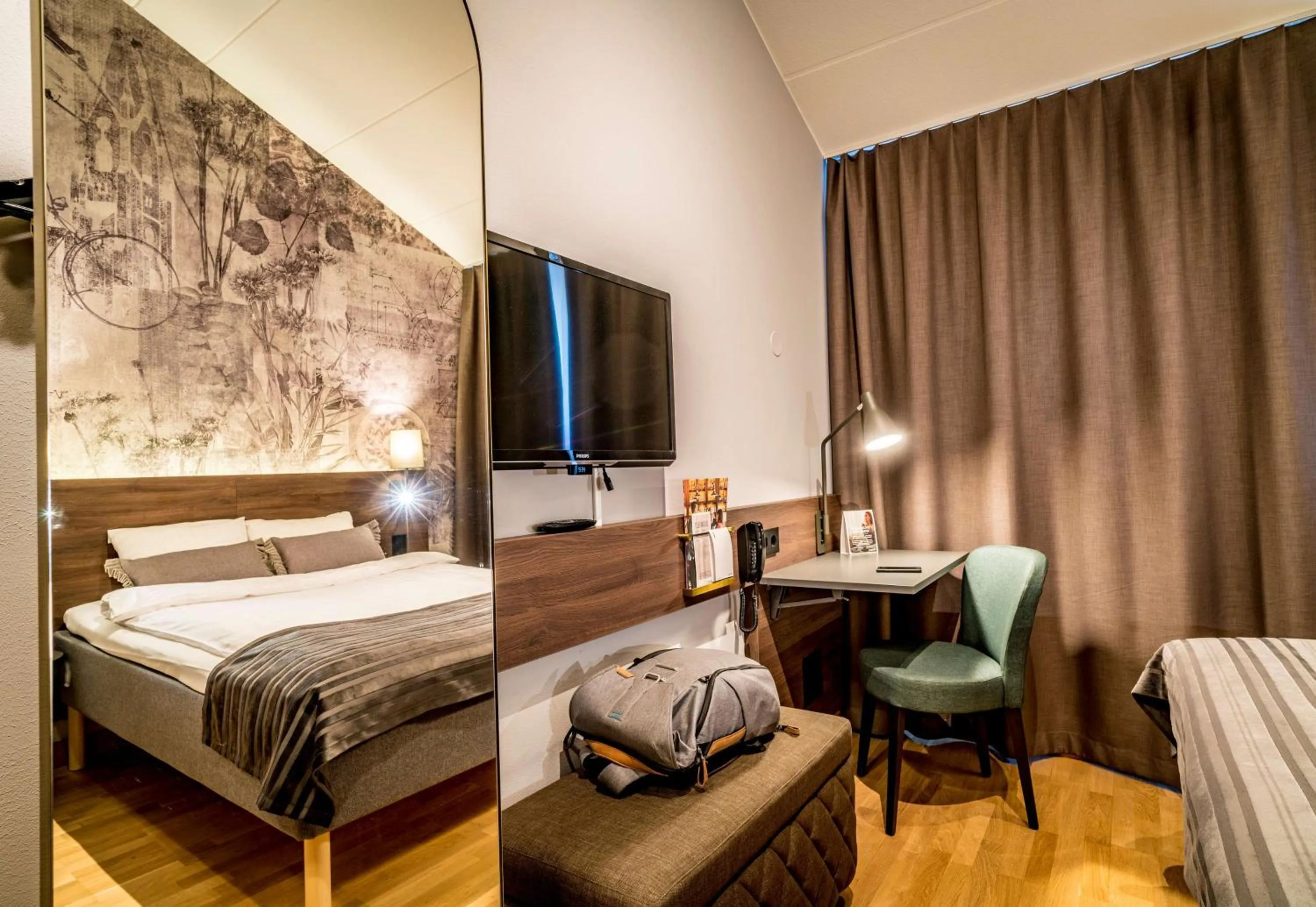 Photo of the whole room, Bed in Scandic Frimurarehotellet