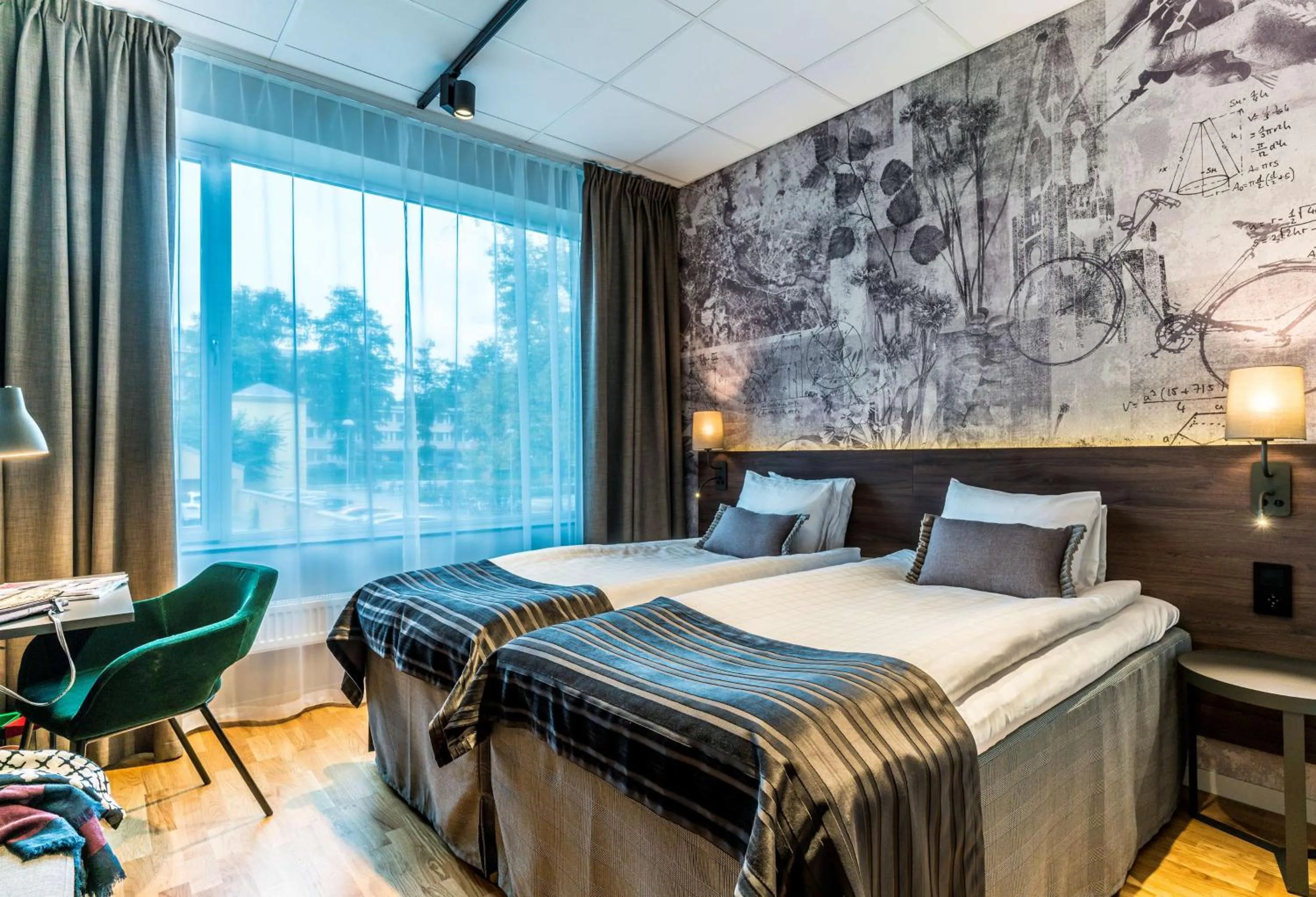 Bedroom, Bed in Scandic Frimurarehotellet