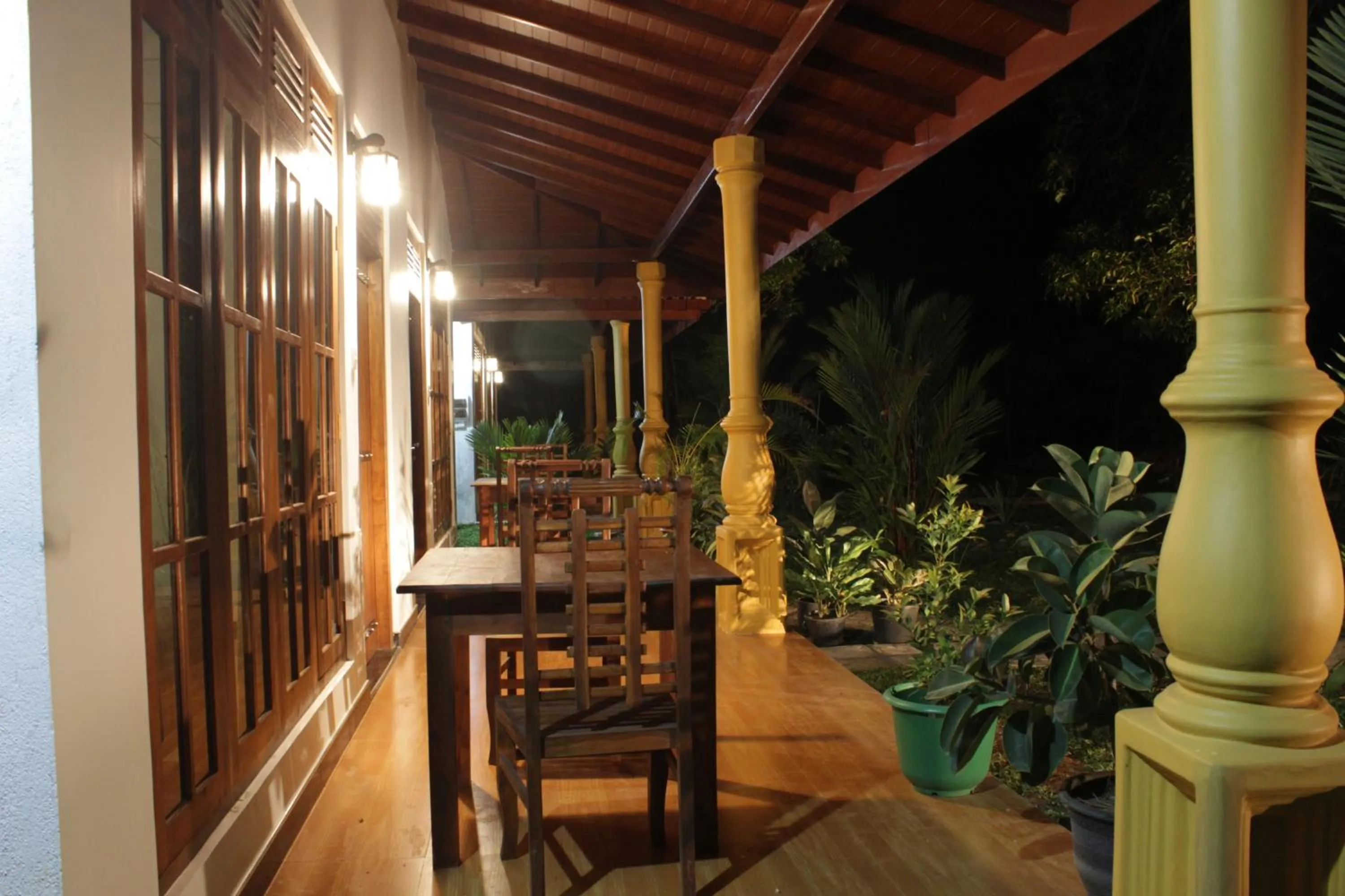 Patio in Sigiriya Ranasinghe Nature Villa & Cabana