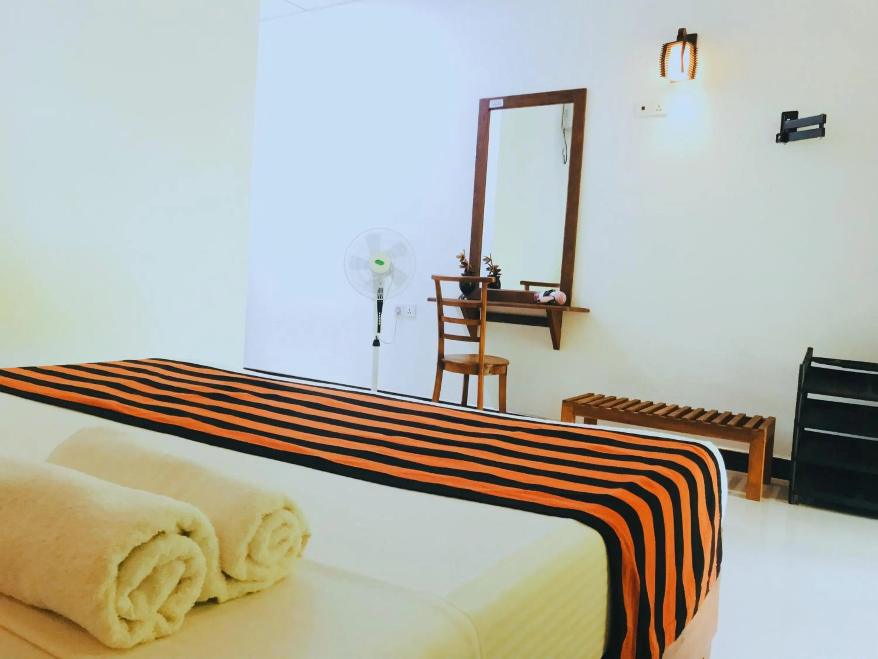 Bed in Sigiriya Ranasinghe Nature Villa & Cabana