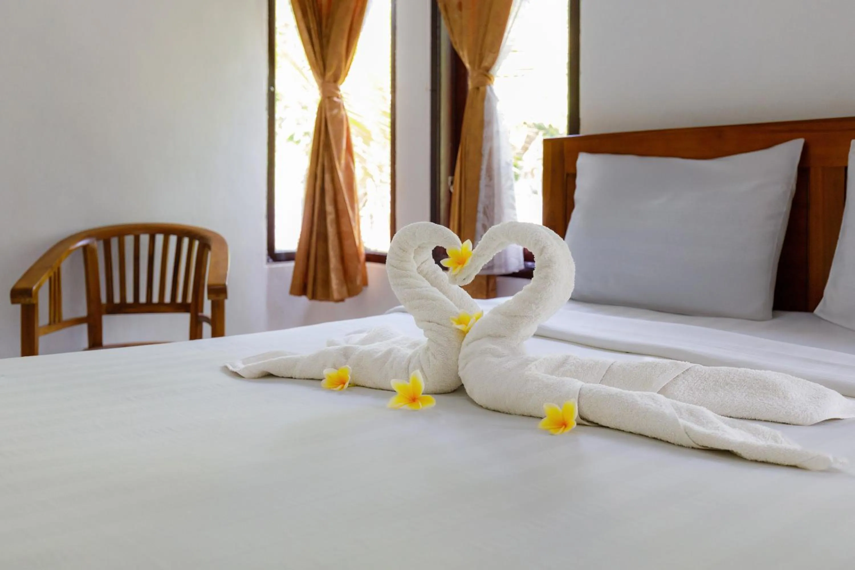 Bed in Nyuh Kadah Guest House