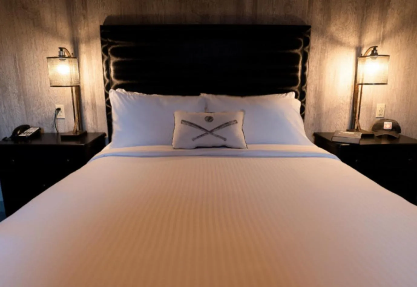 Bed in The Railroad Inn