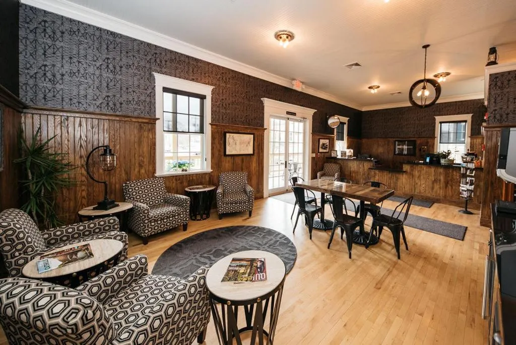 Lobby or reception in The Railroad Inn