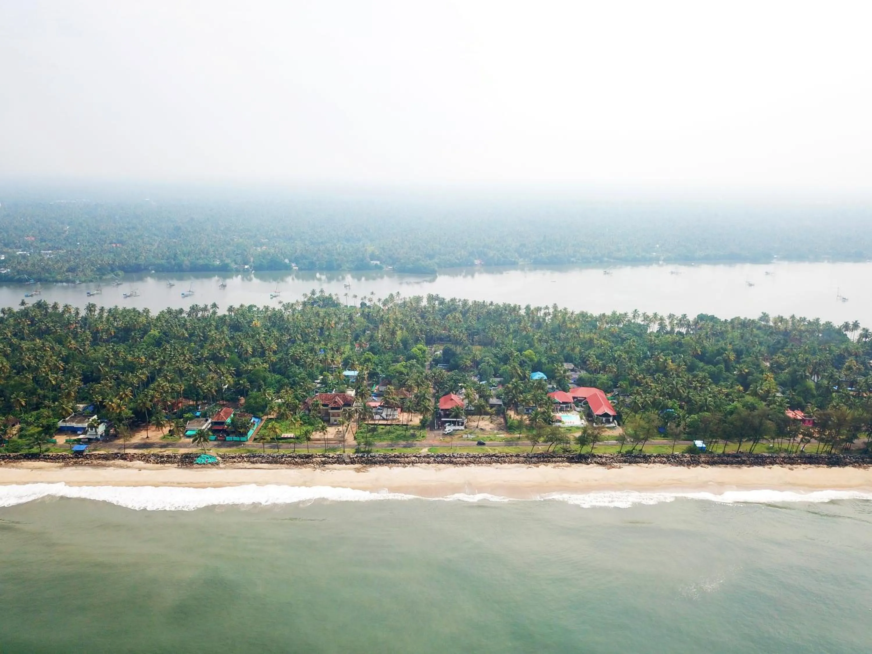 Bird's eye view in Sapphire Club Cherai Beach Villa