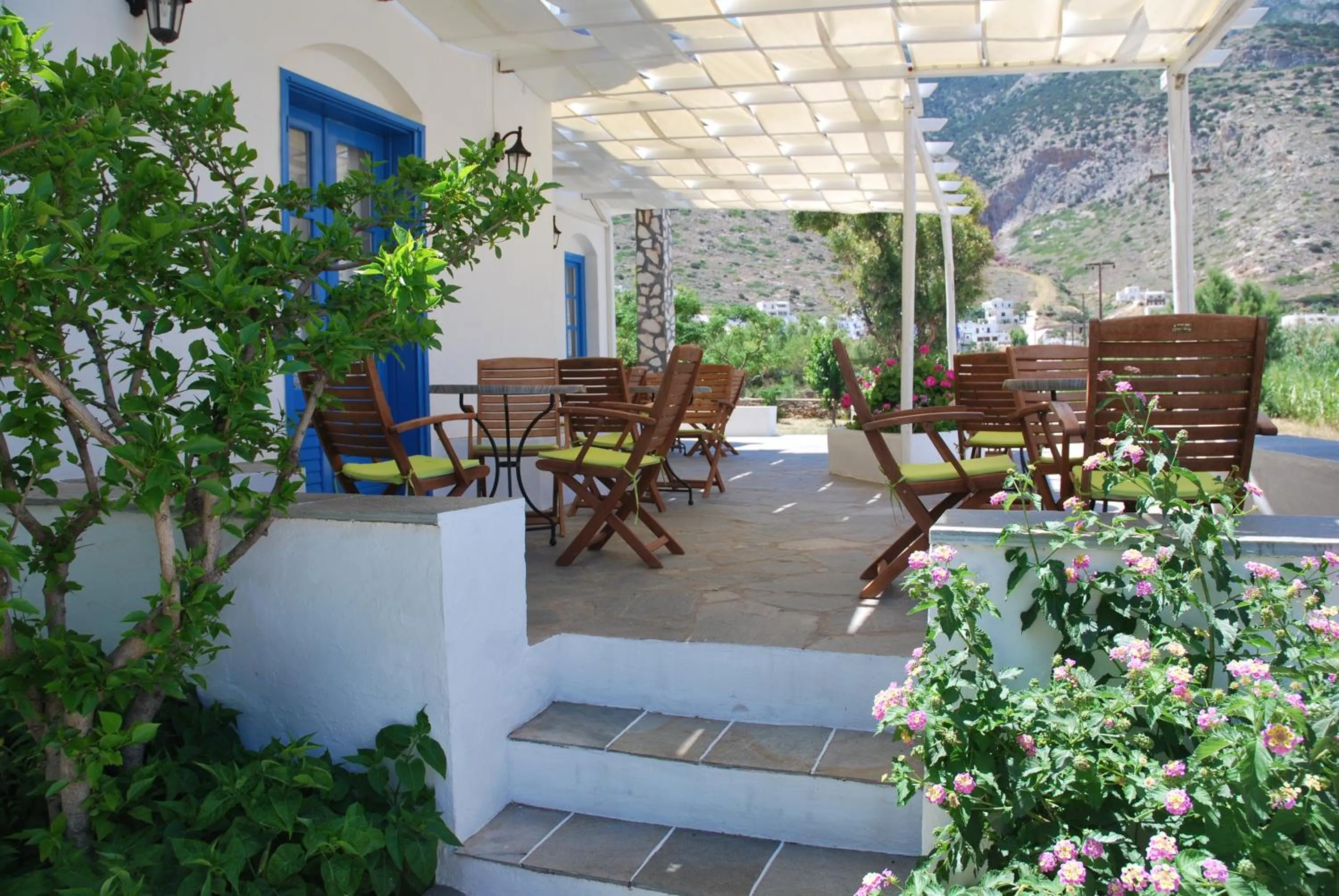 Patio in Afroditi Hotel
