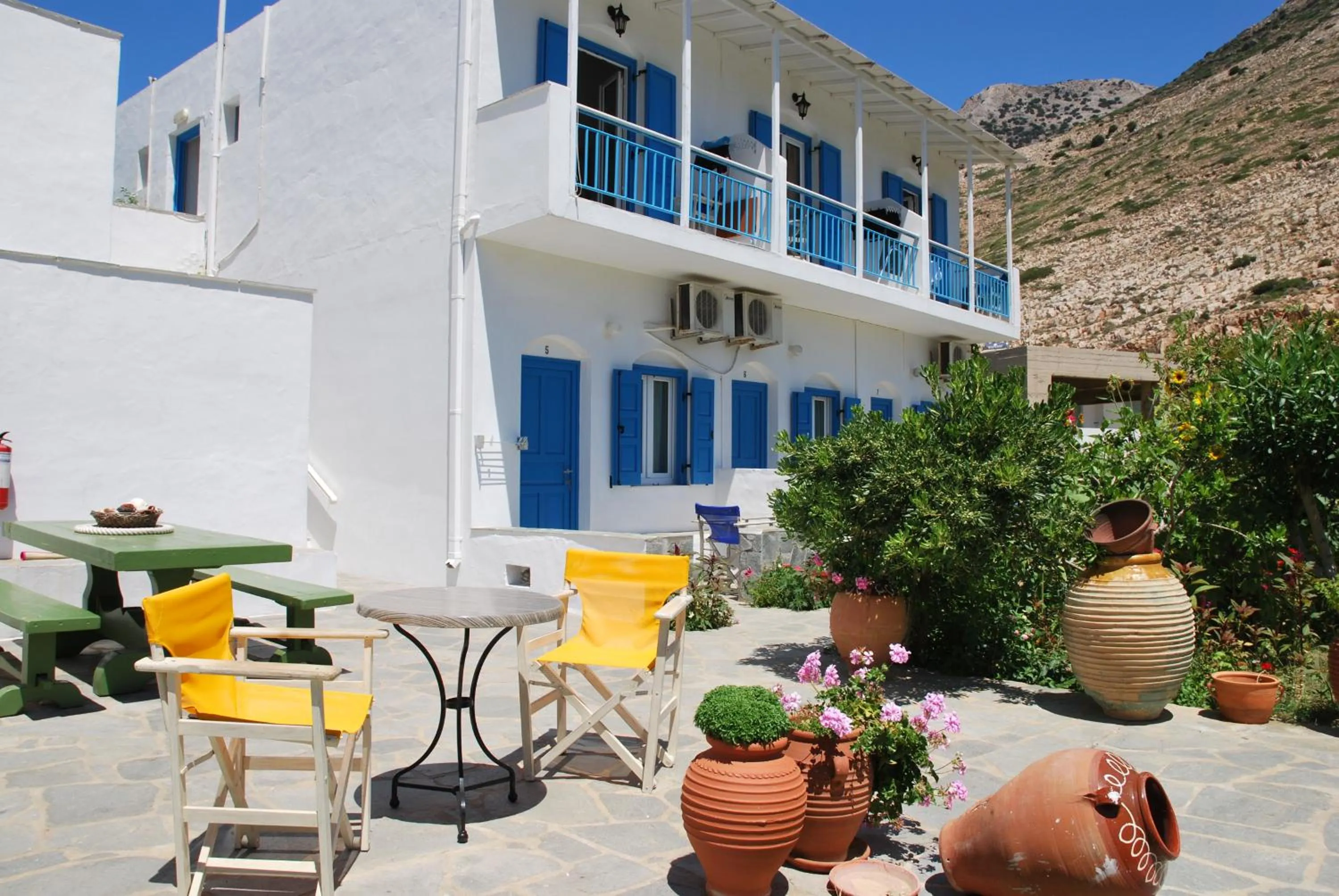 Patio in Afroditi Hotel