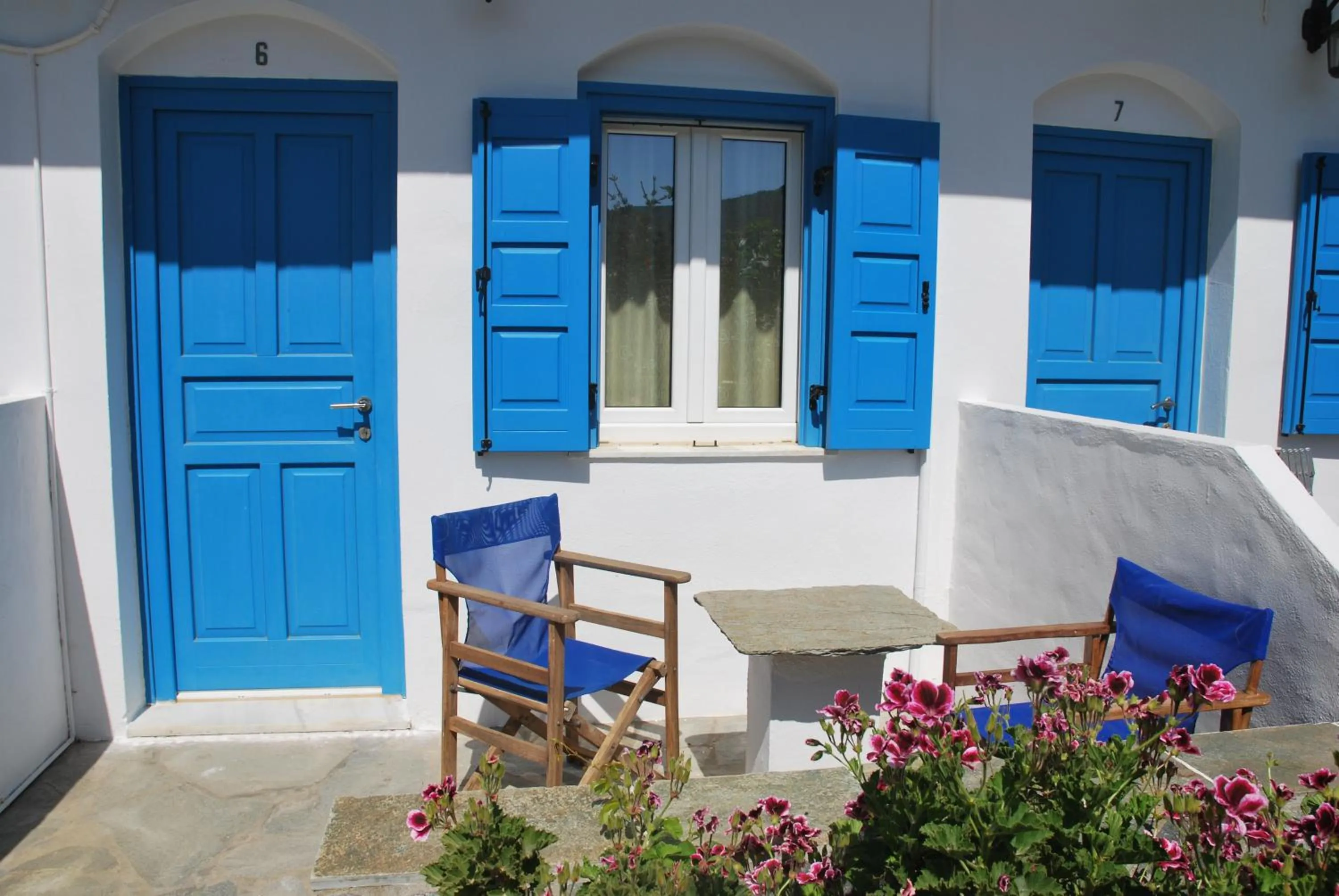Balcony/Terrace in Afroditi Hotel