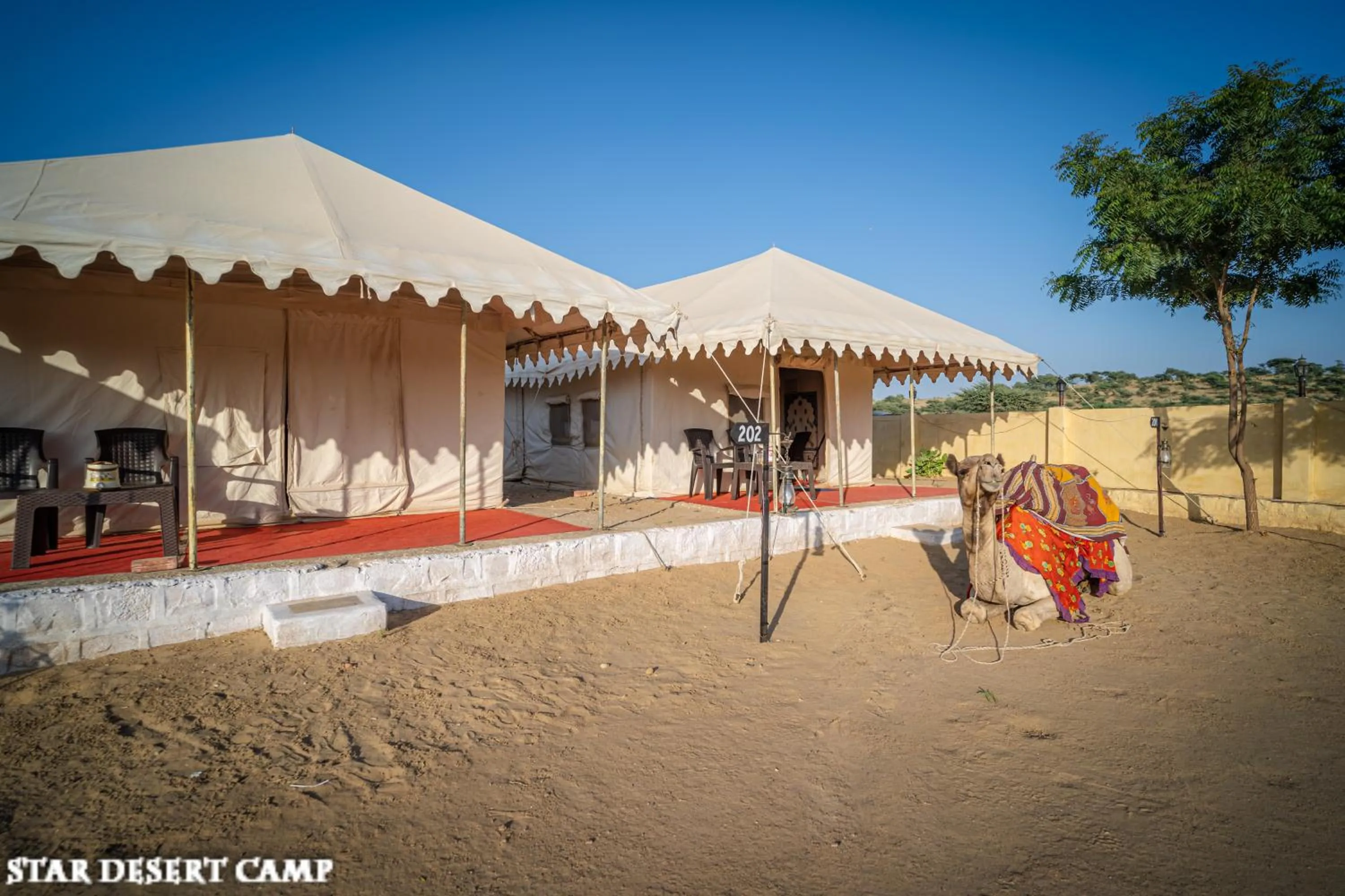 Natural landscape in Star Desert Camp Jaisalmer