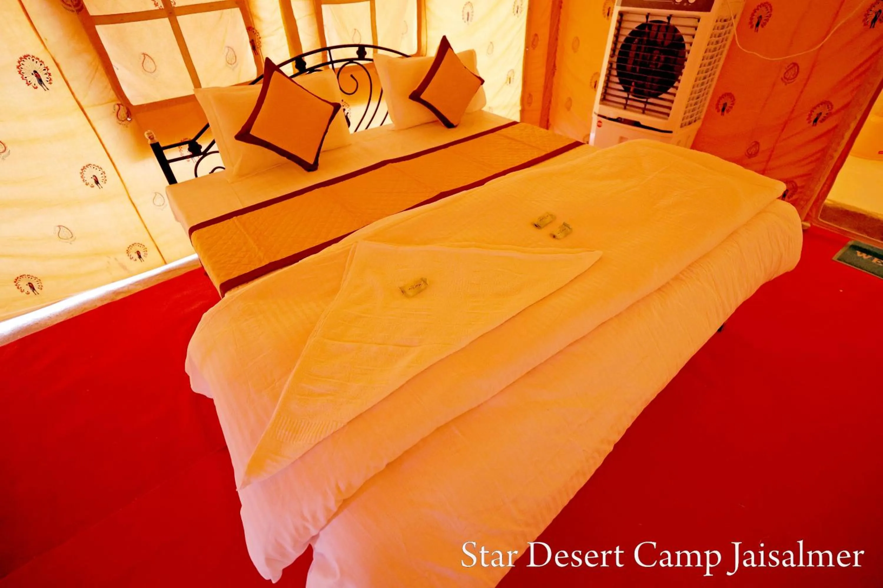 Bed in Star Desert Camp Jaisalmer