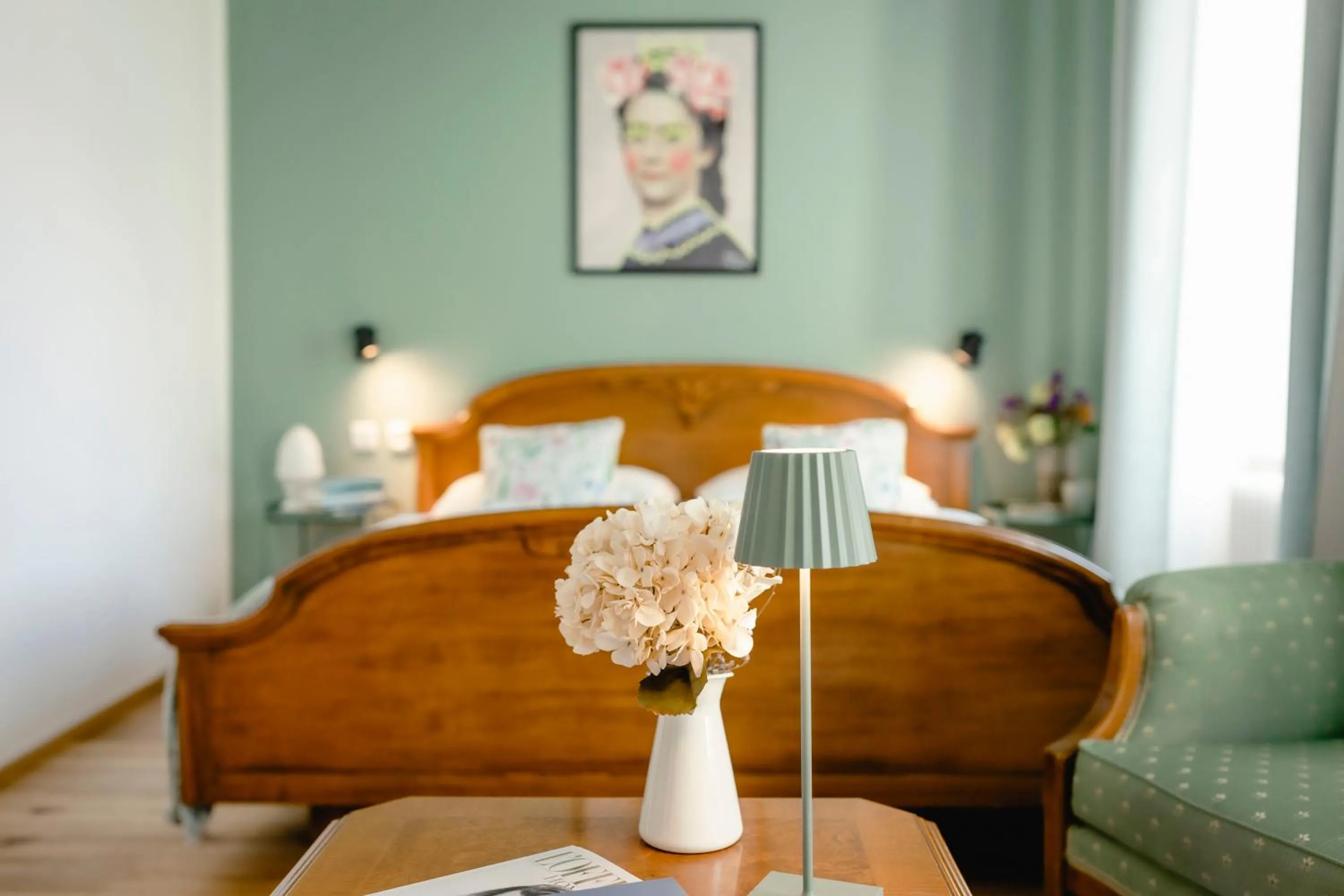 Bedroom, Bed in Boutiquehotel Hubertushof