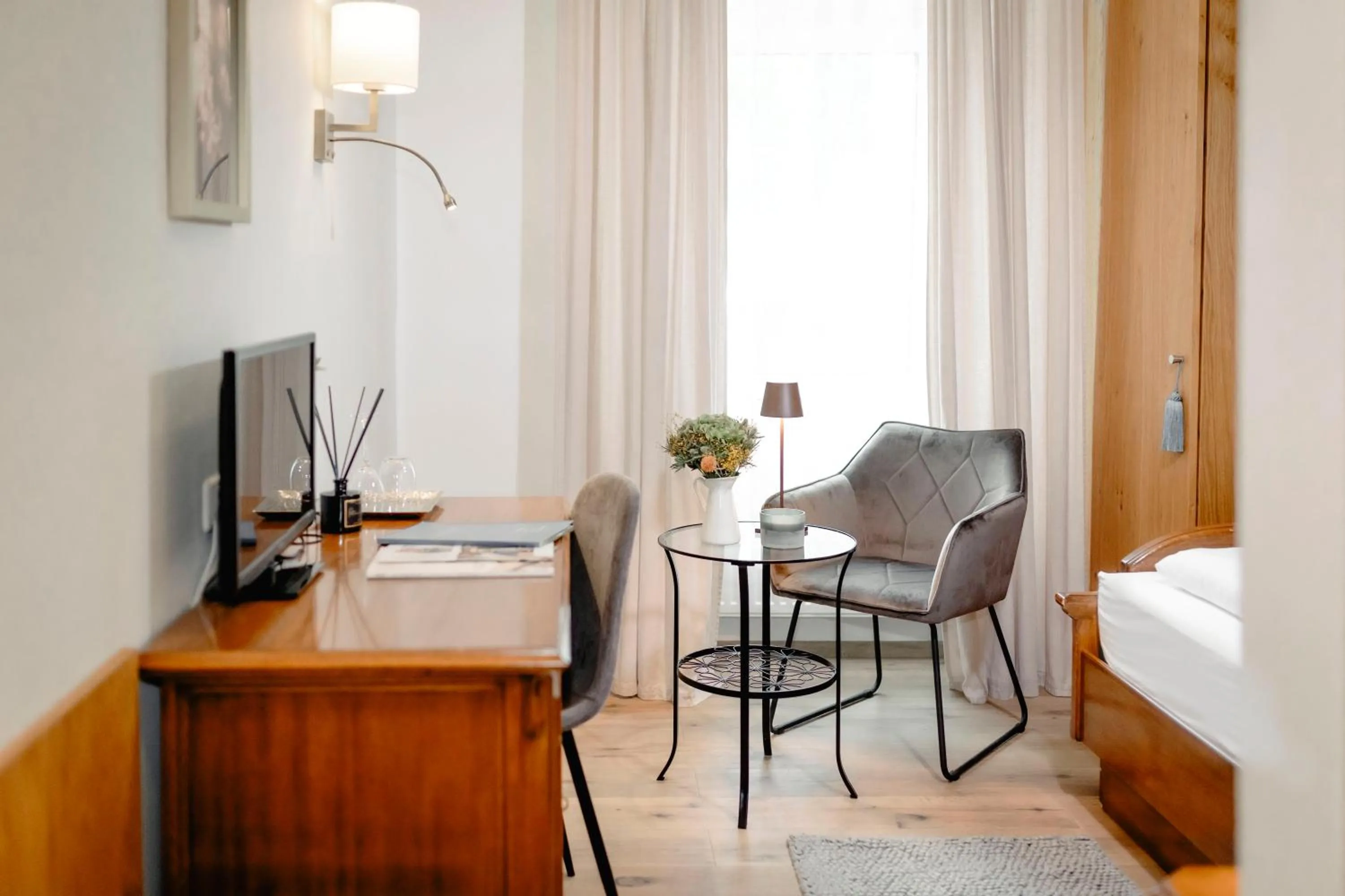 Seating area in Boutiquehotel Hubertushof