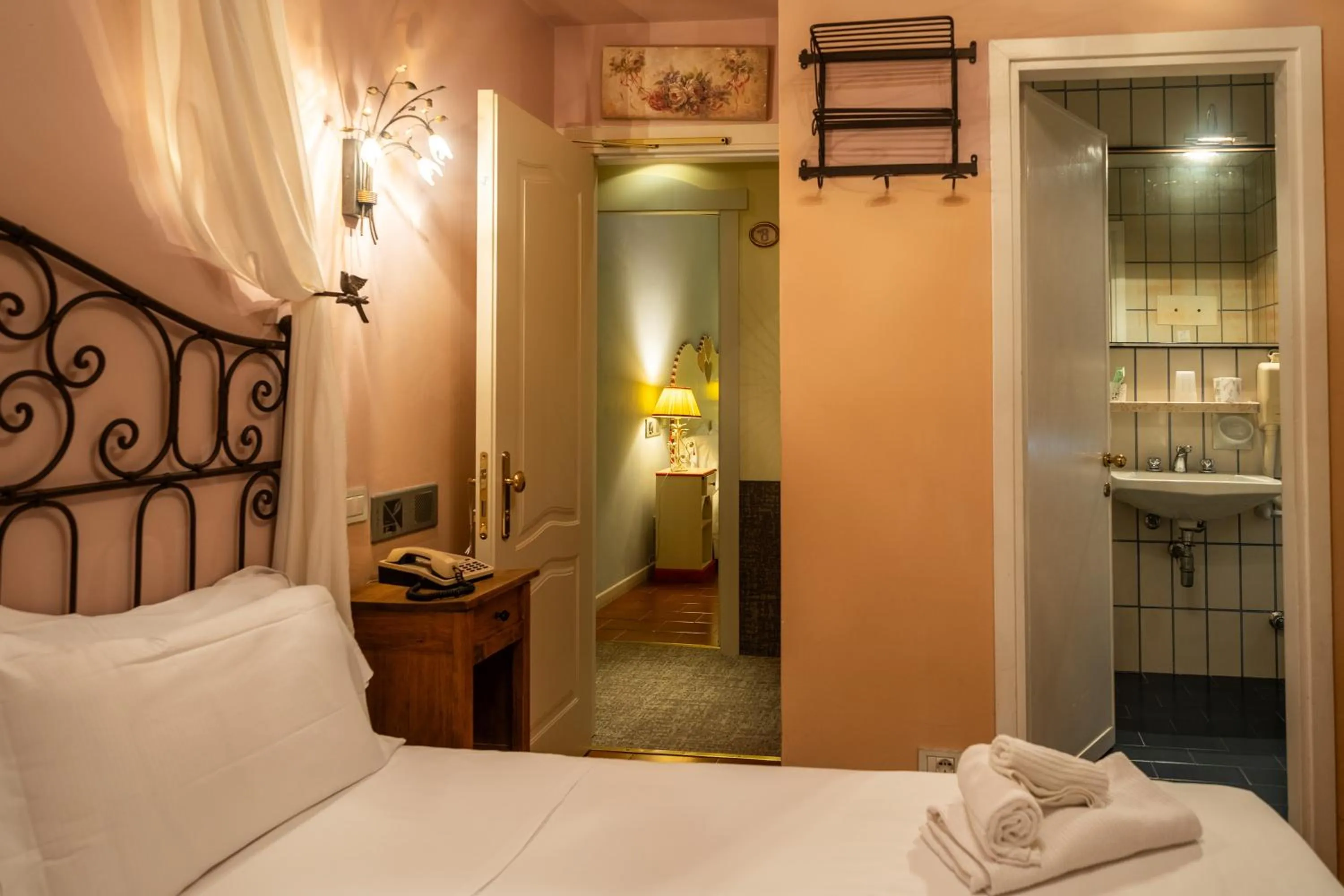 Bed in Hotel Serenella