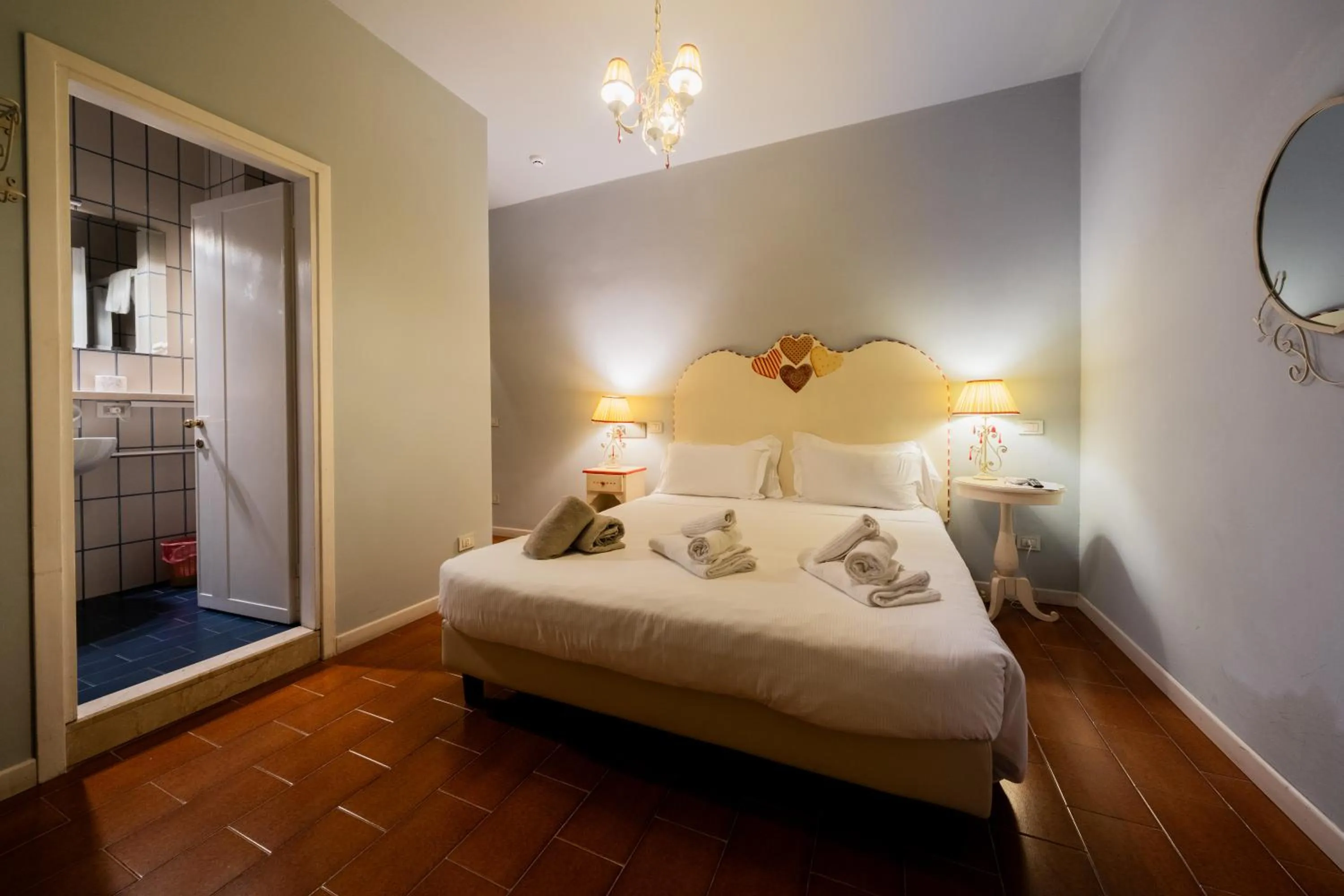 Bed in Hotel Serenella