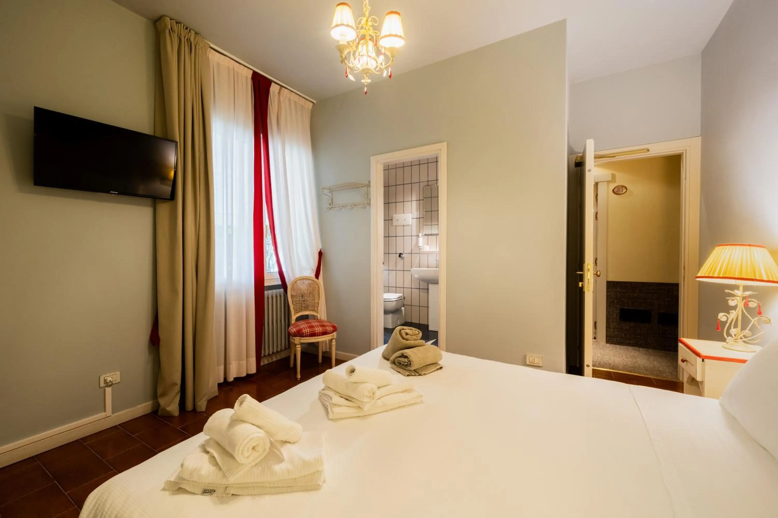 Bed in Hotel Serenella