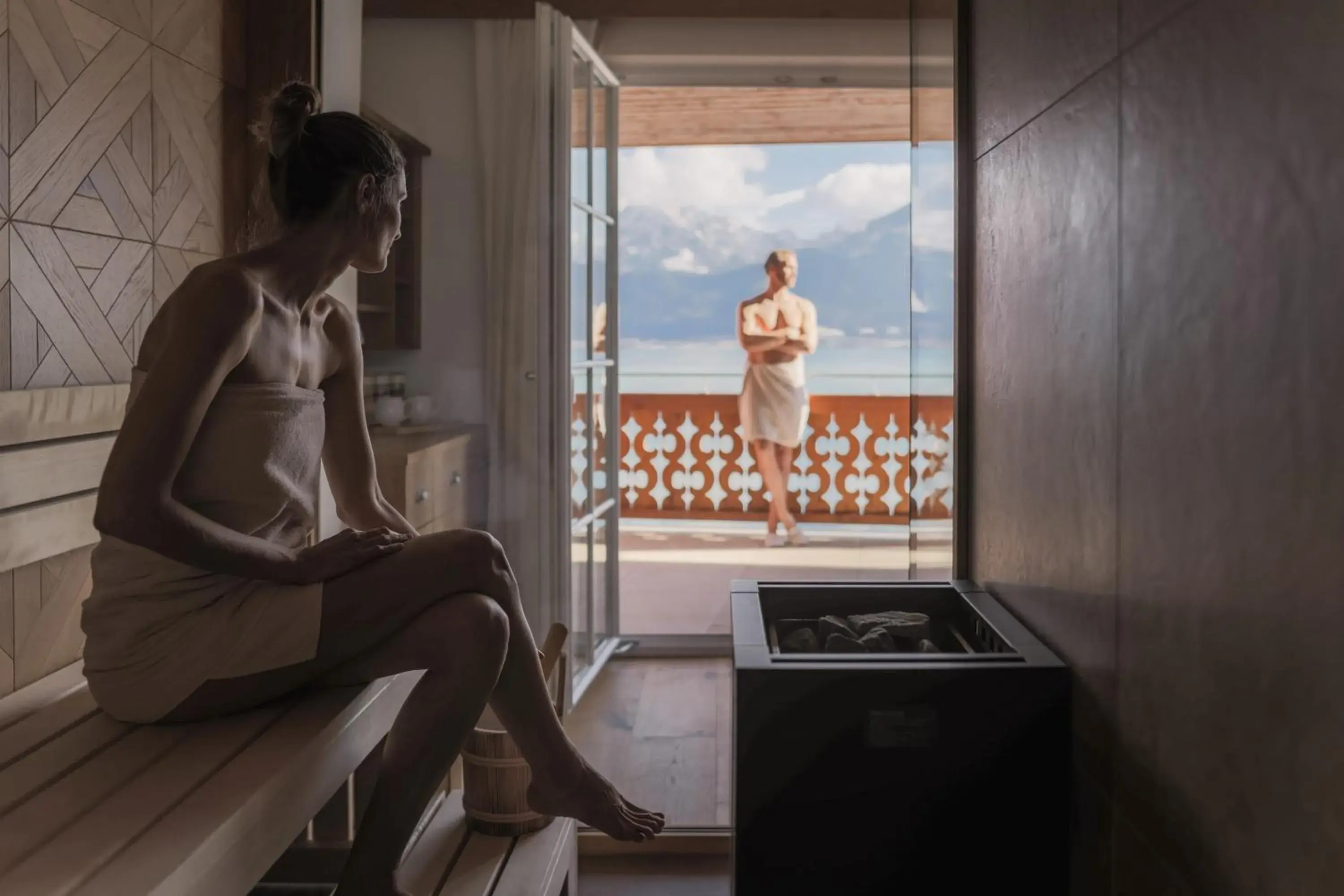 Suite with Sauna in Hotel Seevilla Wolfgangsee Suite with Sauna in Hotel Seevilla Wolfgangsee