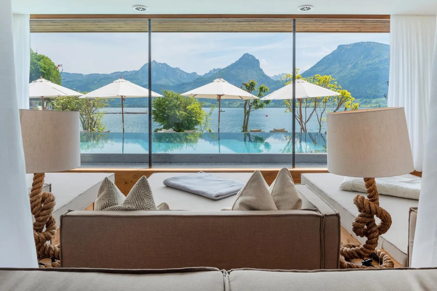 Spa and wellness centre/facilities in Hotel Seevilla Wolfgangsee