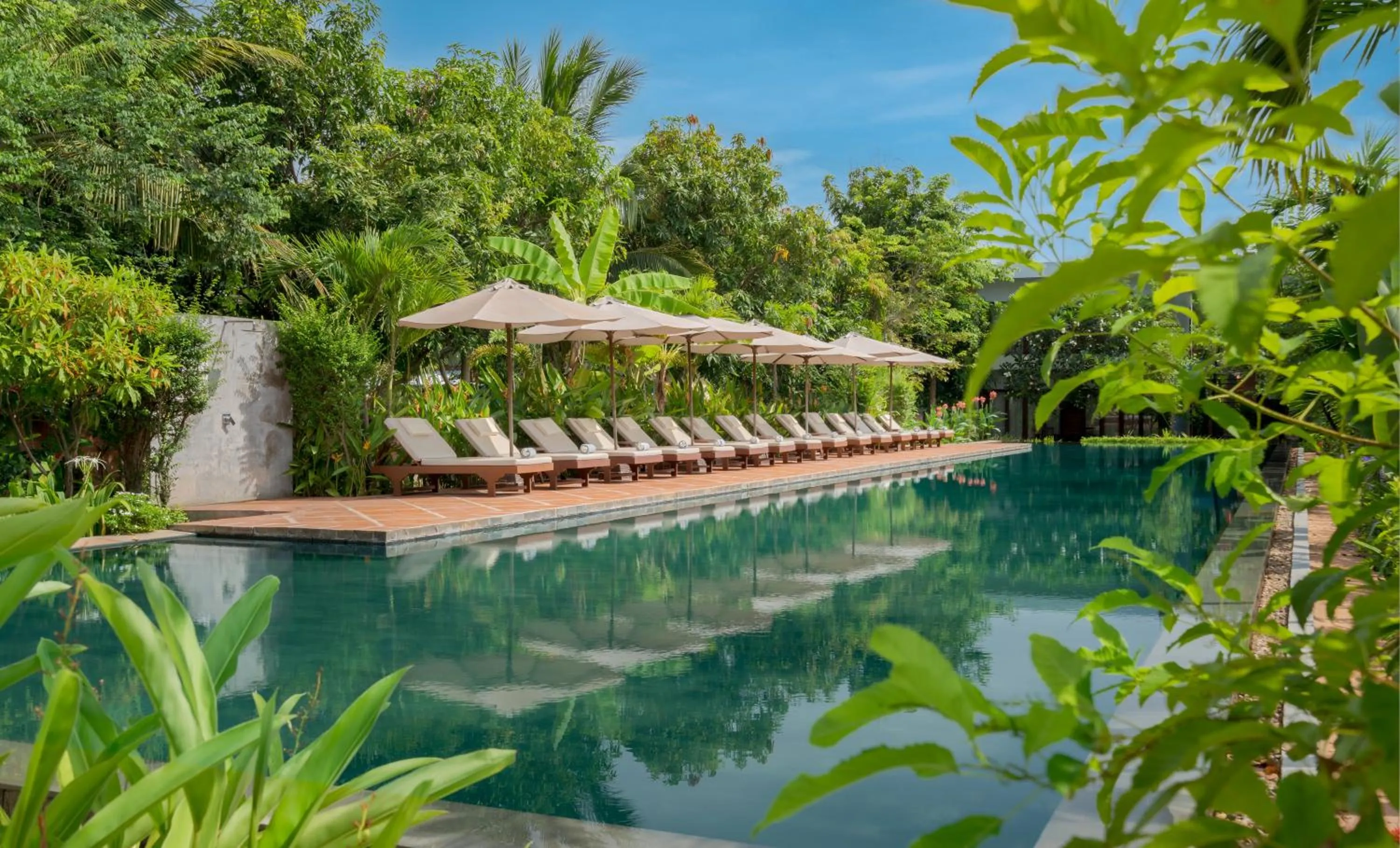 Swimming pool in Khmer House Resort
