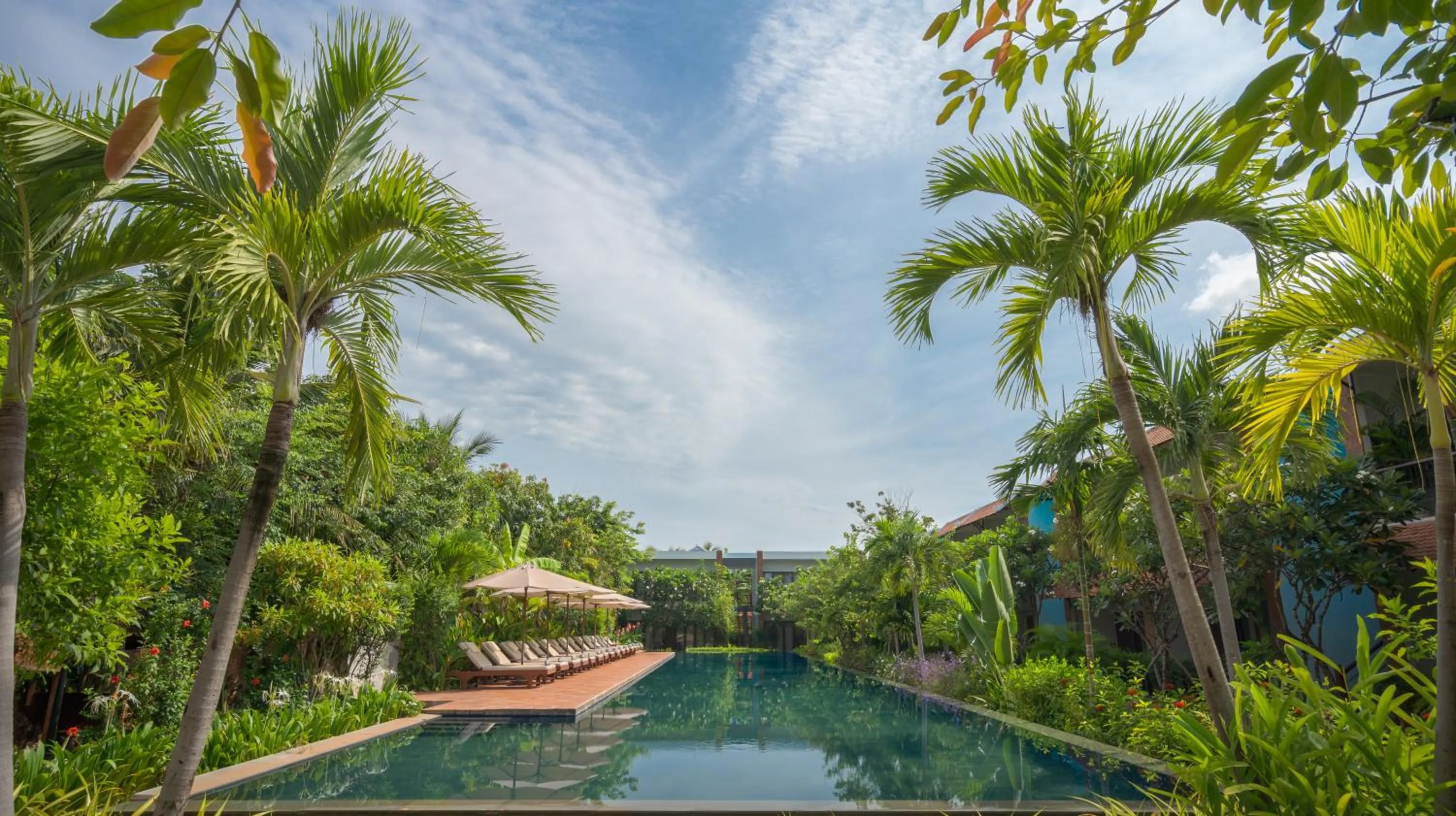 Garden in Khmer House Resort