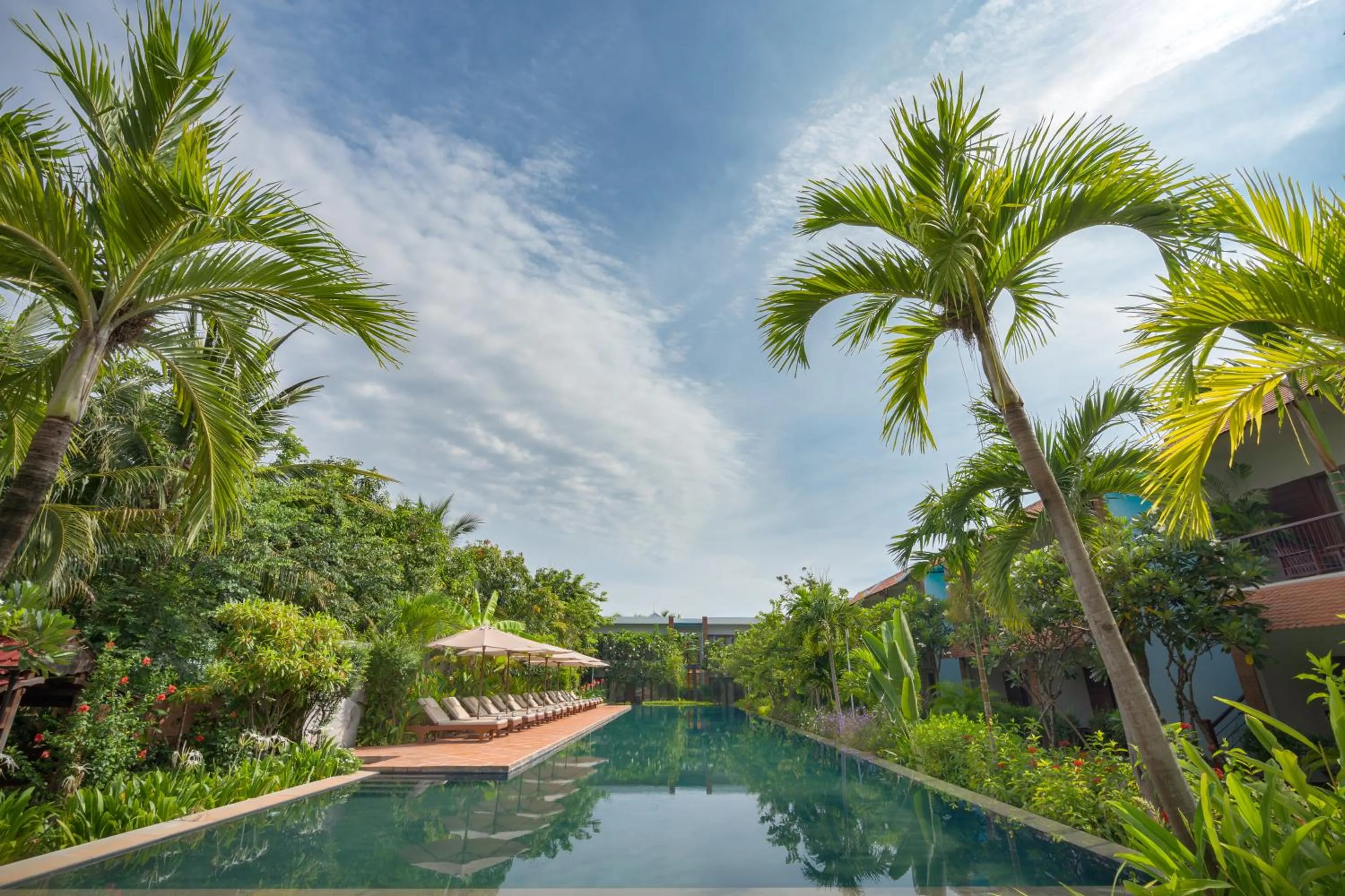 Property building in Khmer House Resort