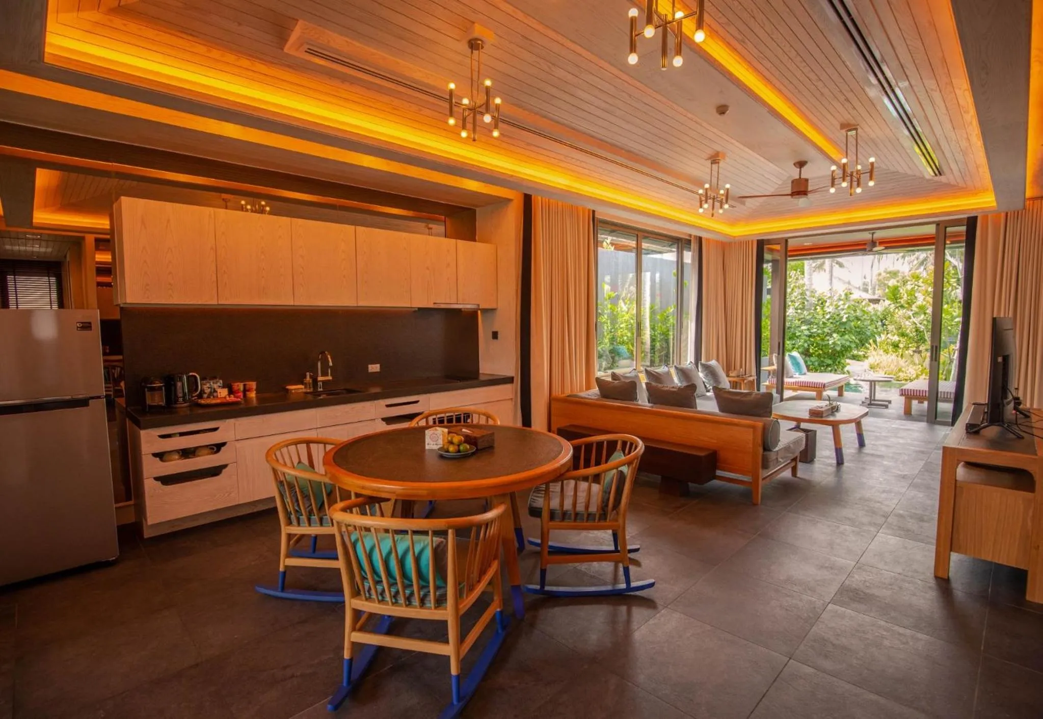 Living room in Baba Beach Club Natai Luxury Pool Villa Hotel by Sri panwa - SHA Plus