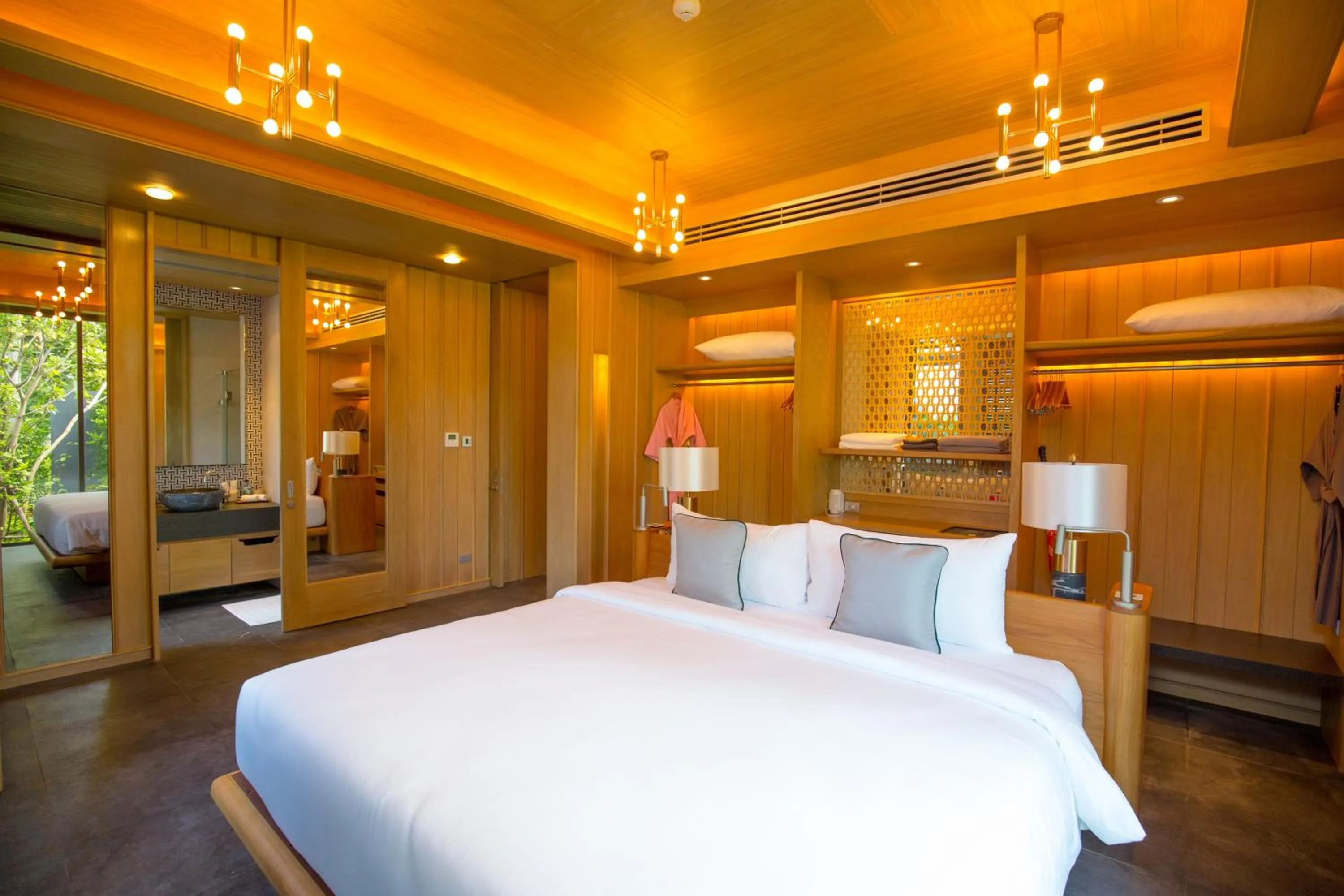 Bed in Baba Beach Club Natai Luxury Pool Villa Hotel by Sri panwa - SHA Plus