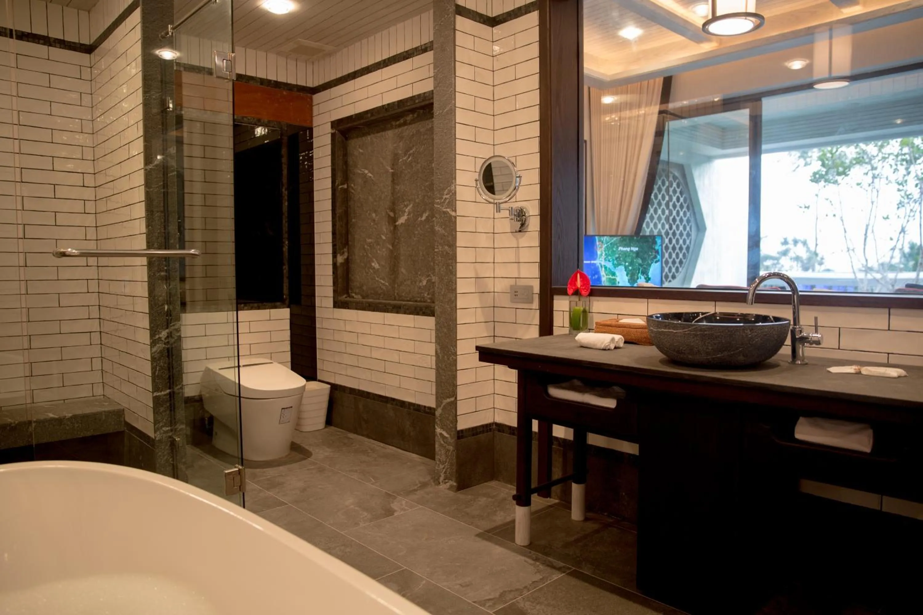 Bathroom in Baba Beach Club Natai Luxury Pool Villa Hotel by Sri panwa - SHA Plus