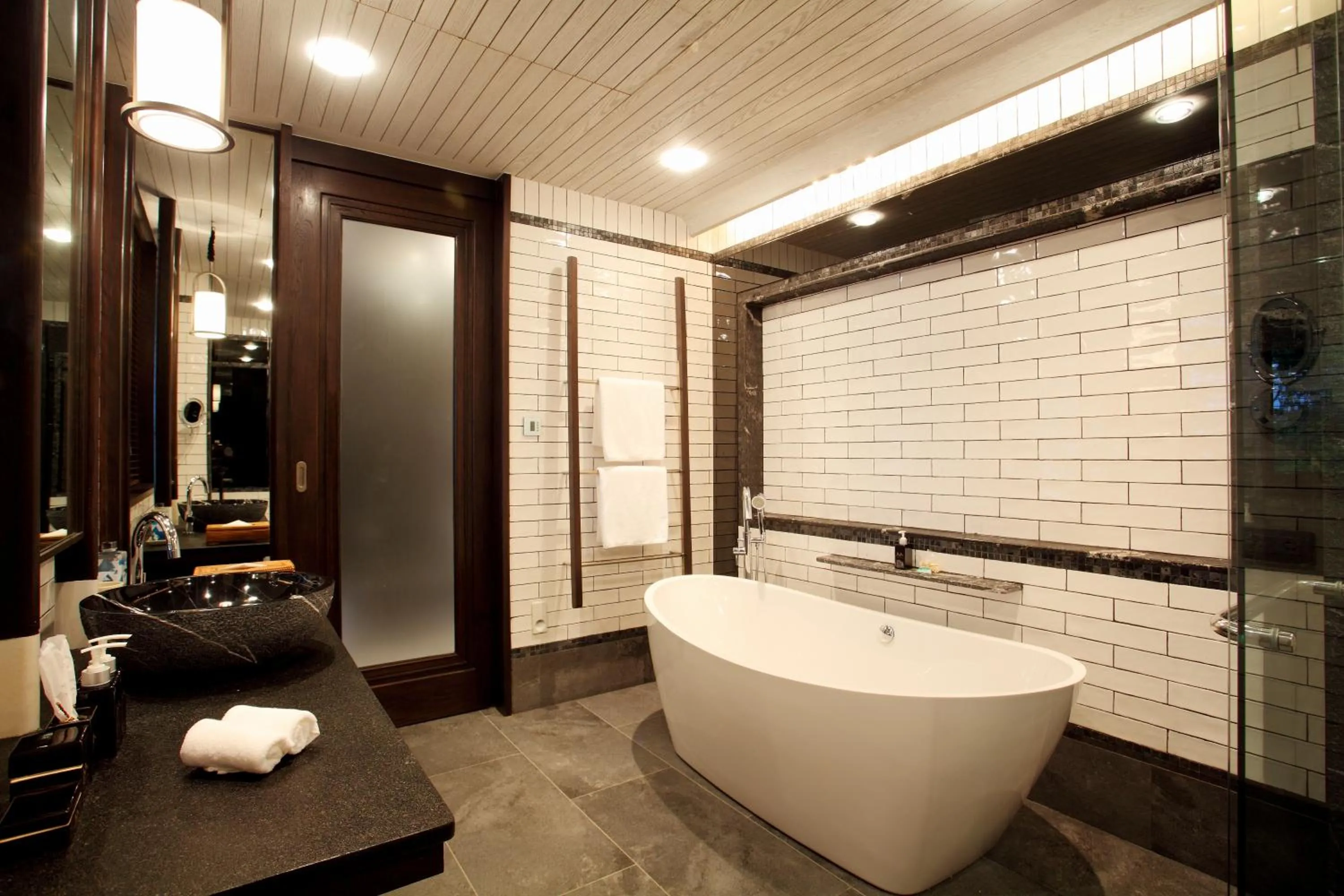 Bathroom in Baba Beach Club Natai Luxury Pool Villa Hotel by Sri panwa - SHA Plus