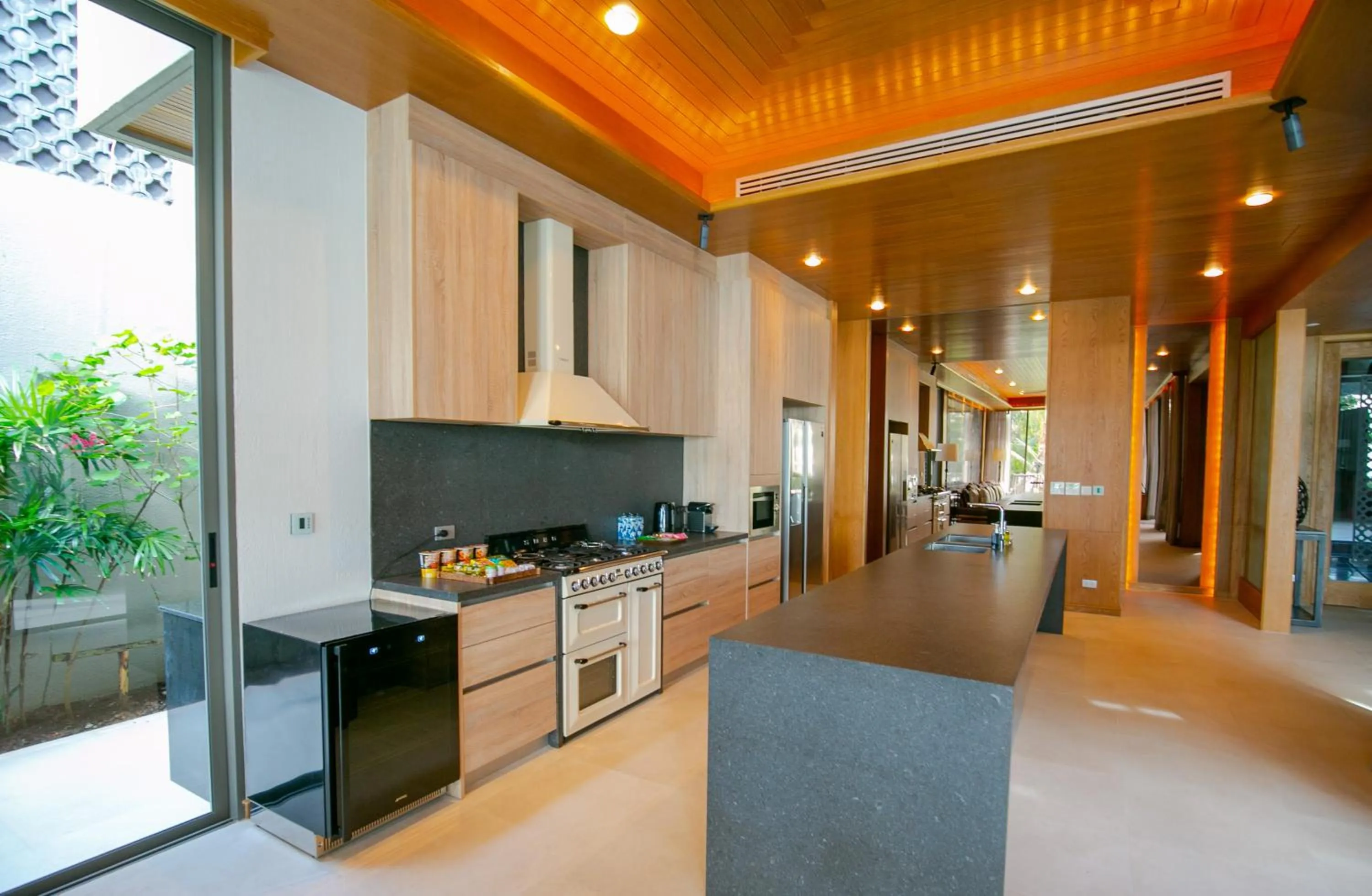 Kitchen or kitchenette in Baba Beach Club Natai Luxury Pool Villa Hotel by Sri panwa - SHA Plus