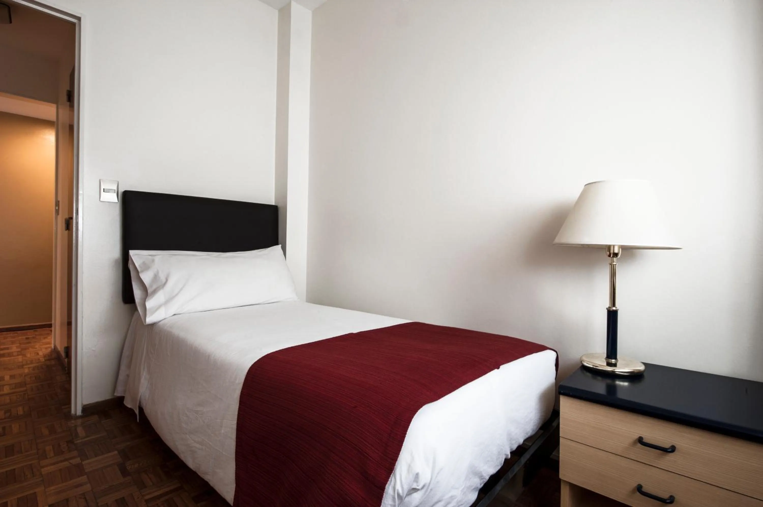 Bed in Hotel Cristoforo Colombo