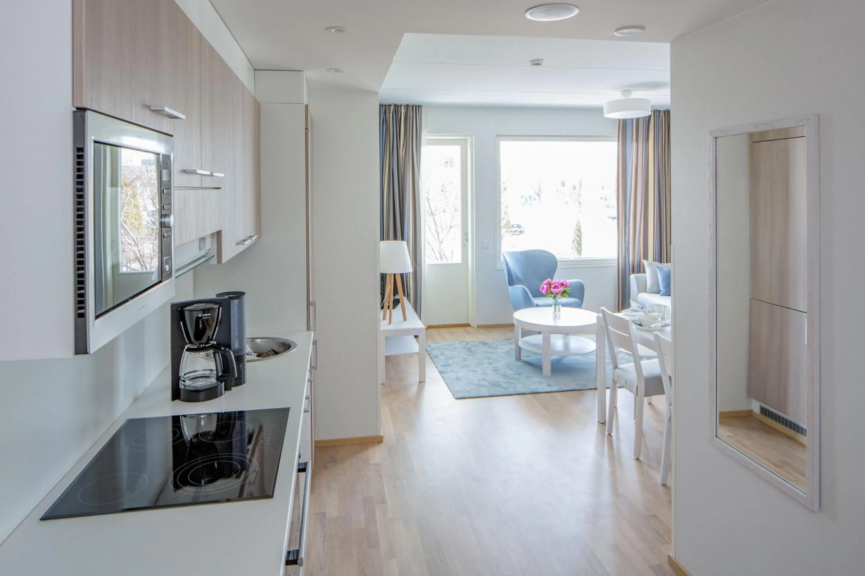 Kitchen or kitchenette in Holiday Club Turun Caribia Superior Apartments