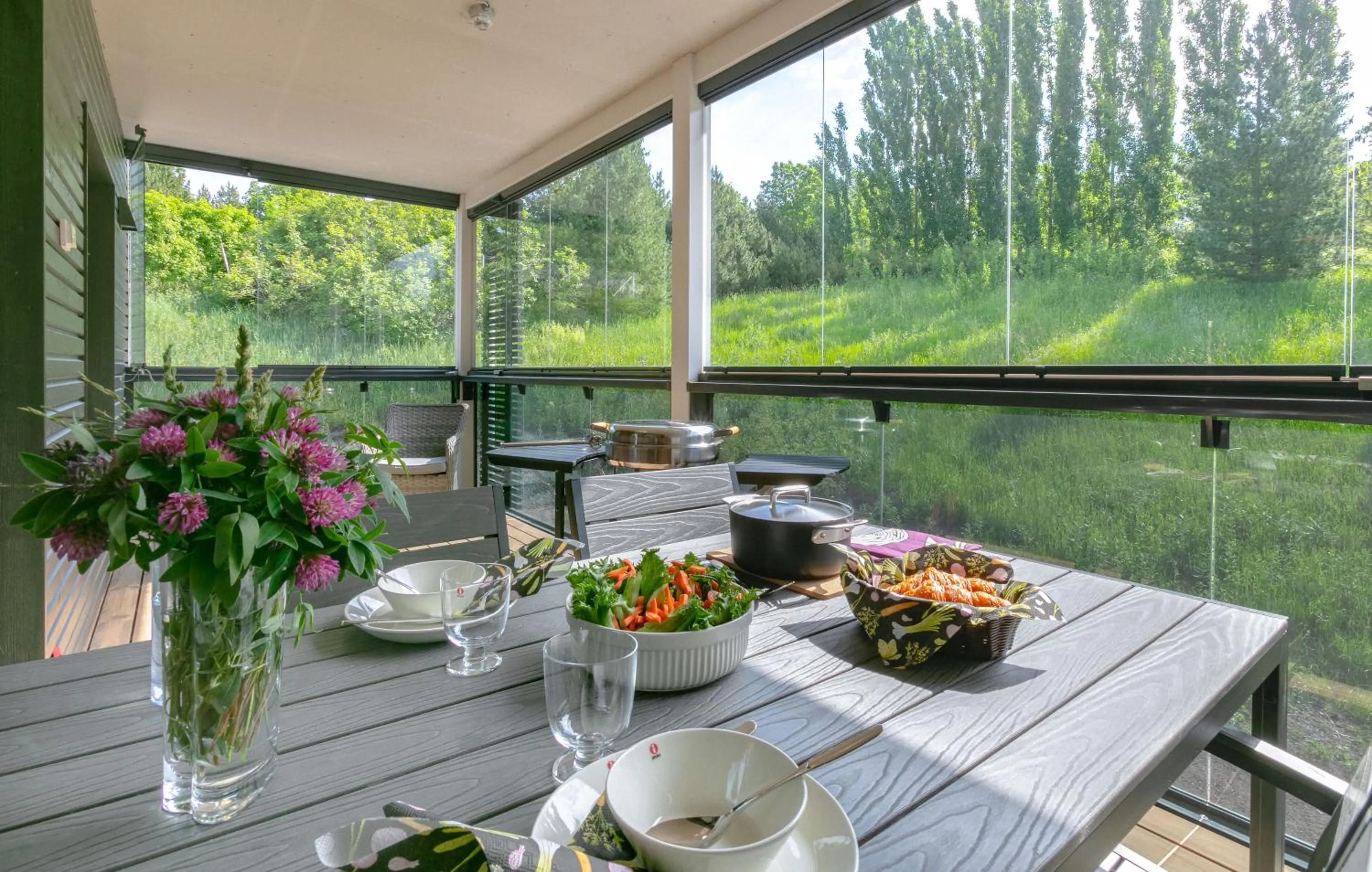 Balcony/Terrace in Holiday Club Turun Caribia Superior Apartments