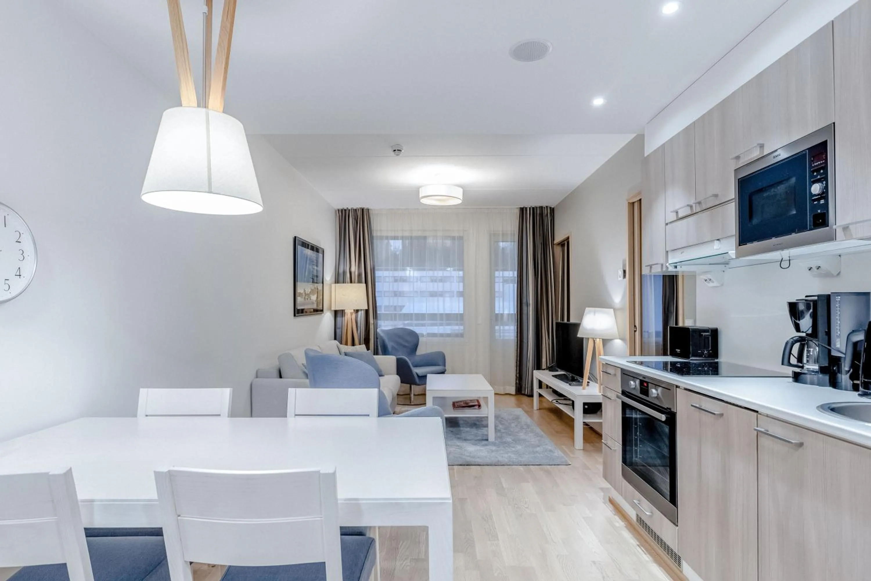 Kitchen or kitchenette in Holiday Club Turun Caribia Superior Apartments