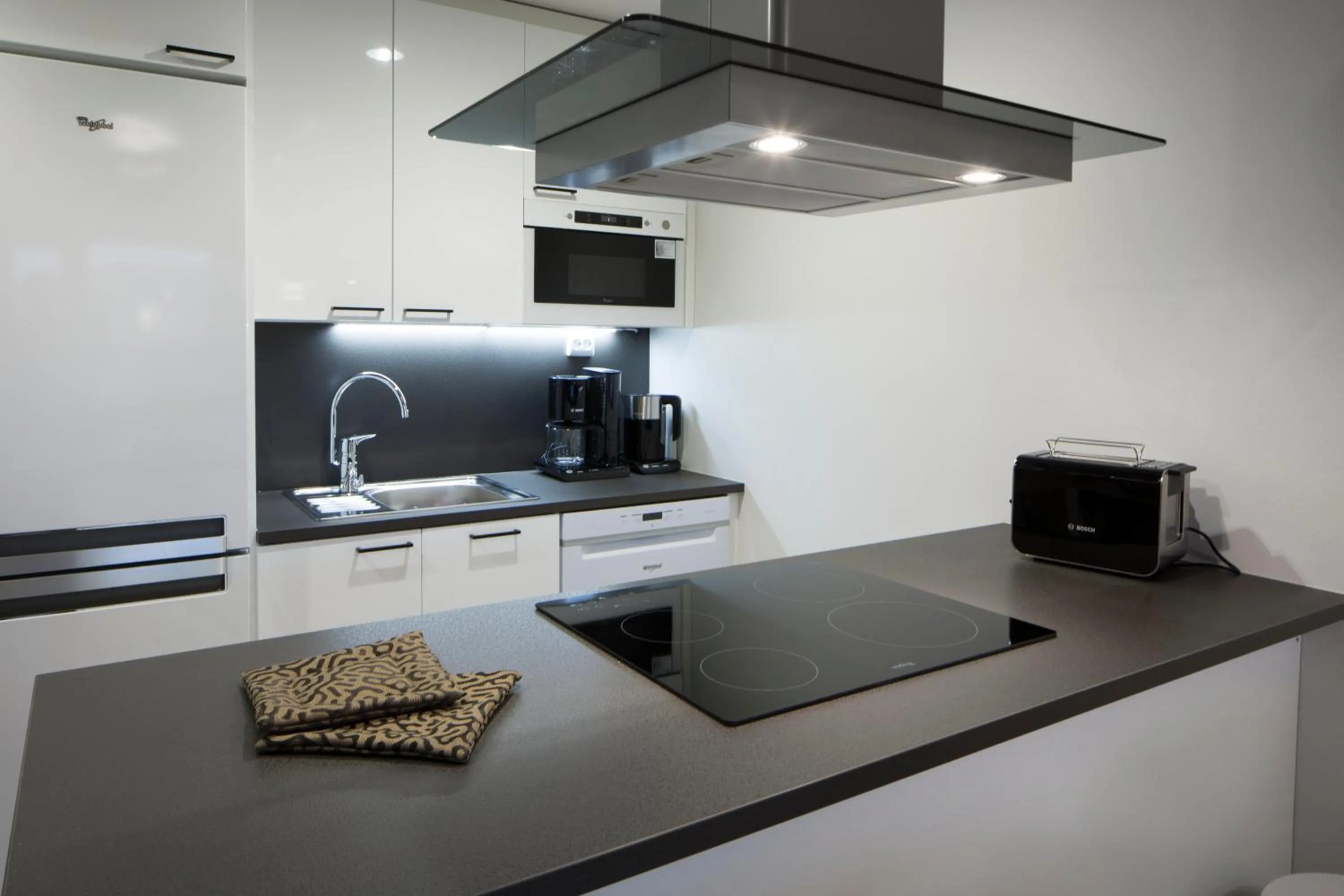 Kitchen or kitchenette in Holiday Club Himos Superior Apartments