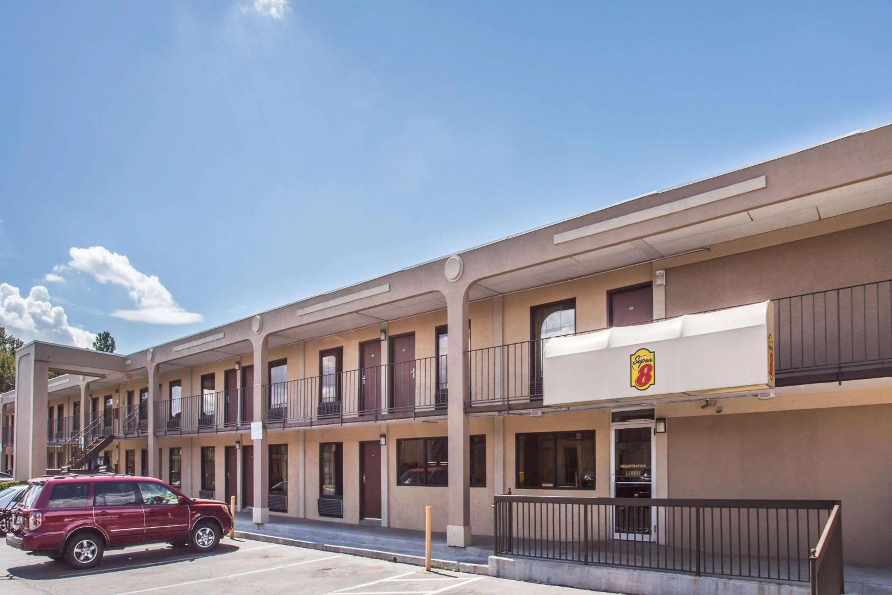 Property building in Super 8 by Wyndham Camp Springs/Andrews AFB DC Area