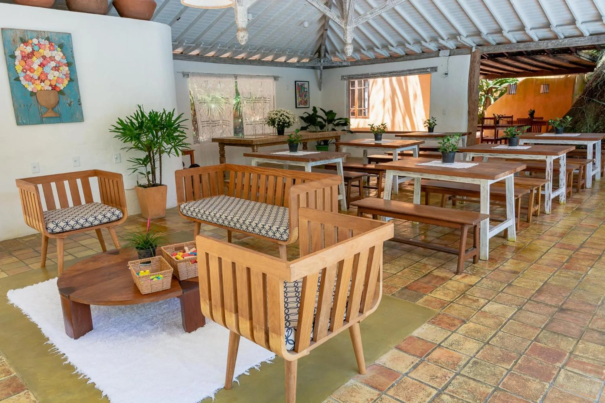 Restaurant/places to eat in Pousada Erva Doce